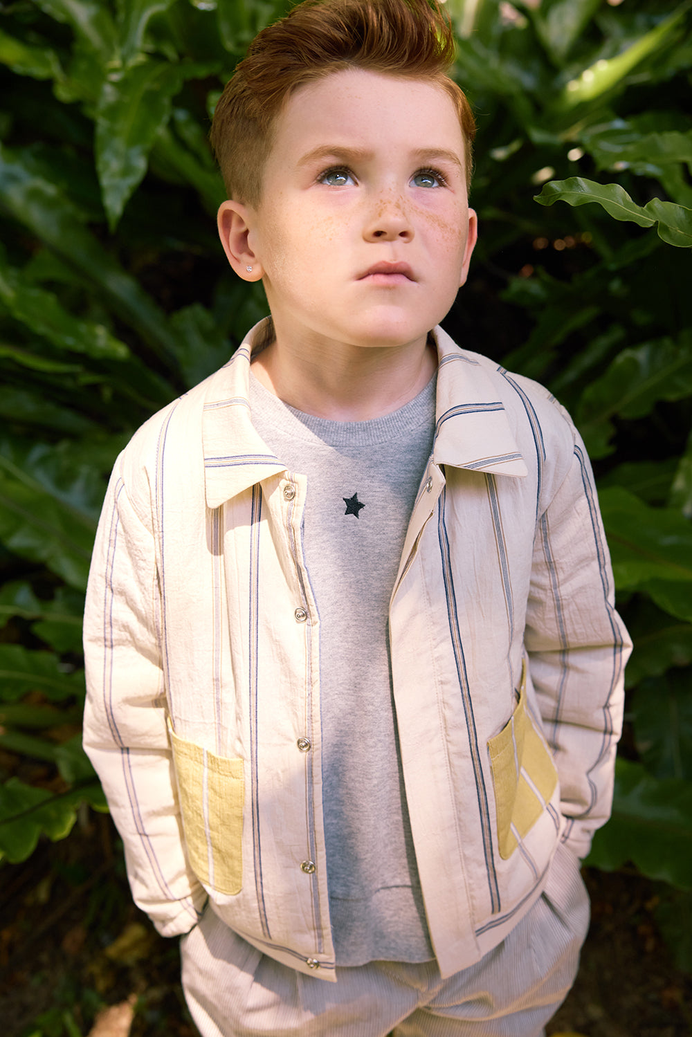 【予約商品】Mainコレクション:Eko Stripeリバーシブルジャケット