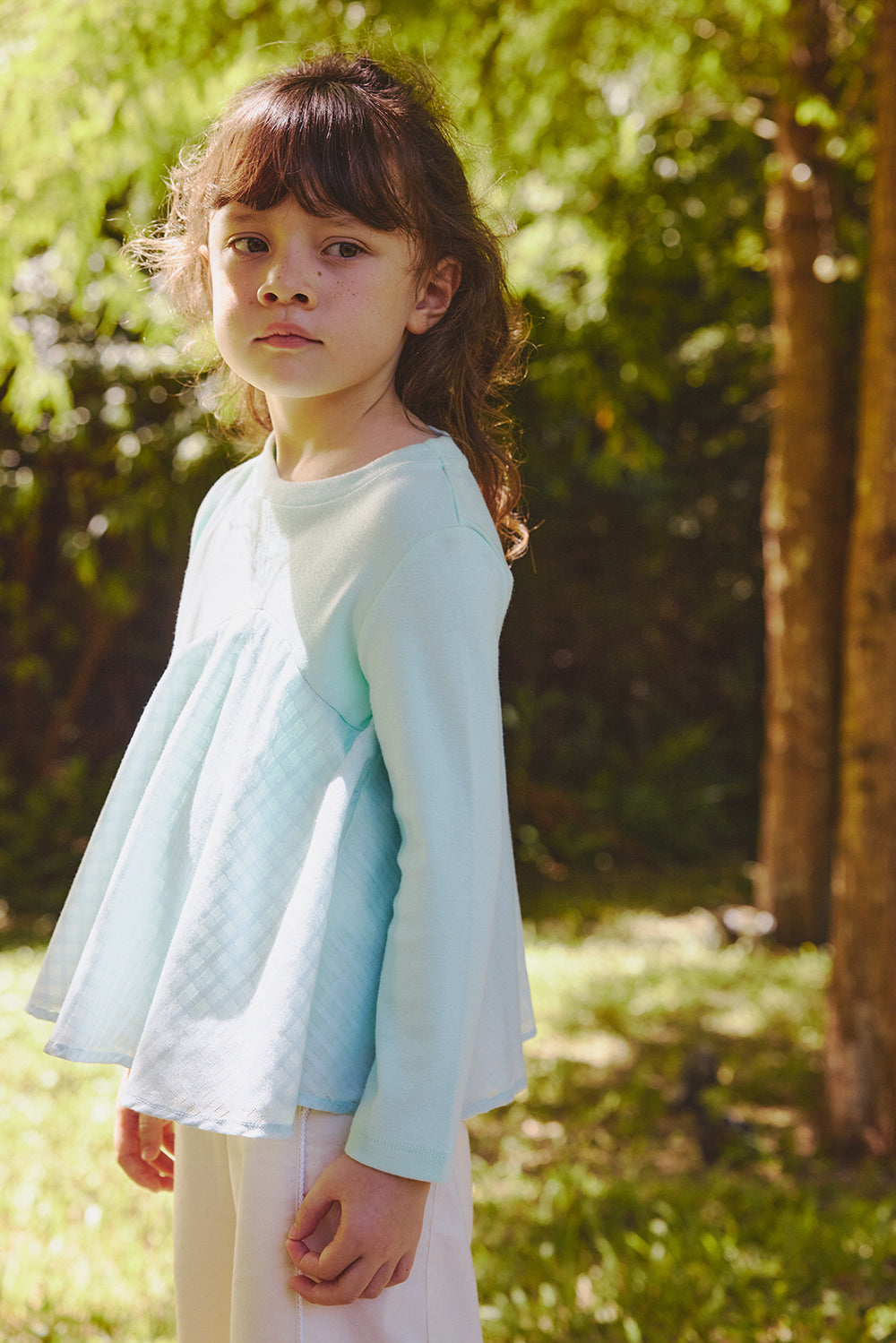 【予約商品】Mainコレクション:Whisperガーデンフレアトップス