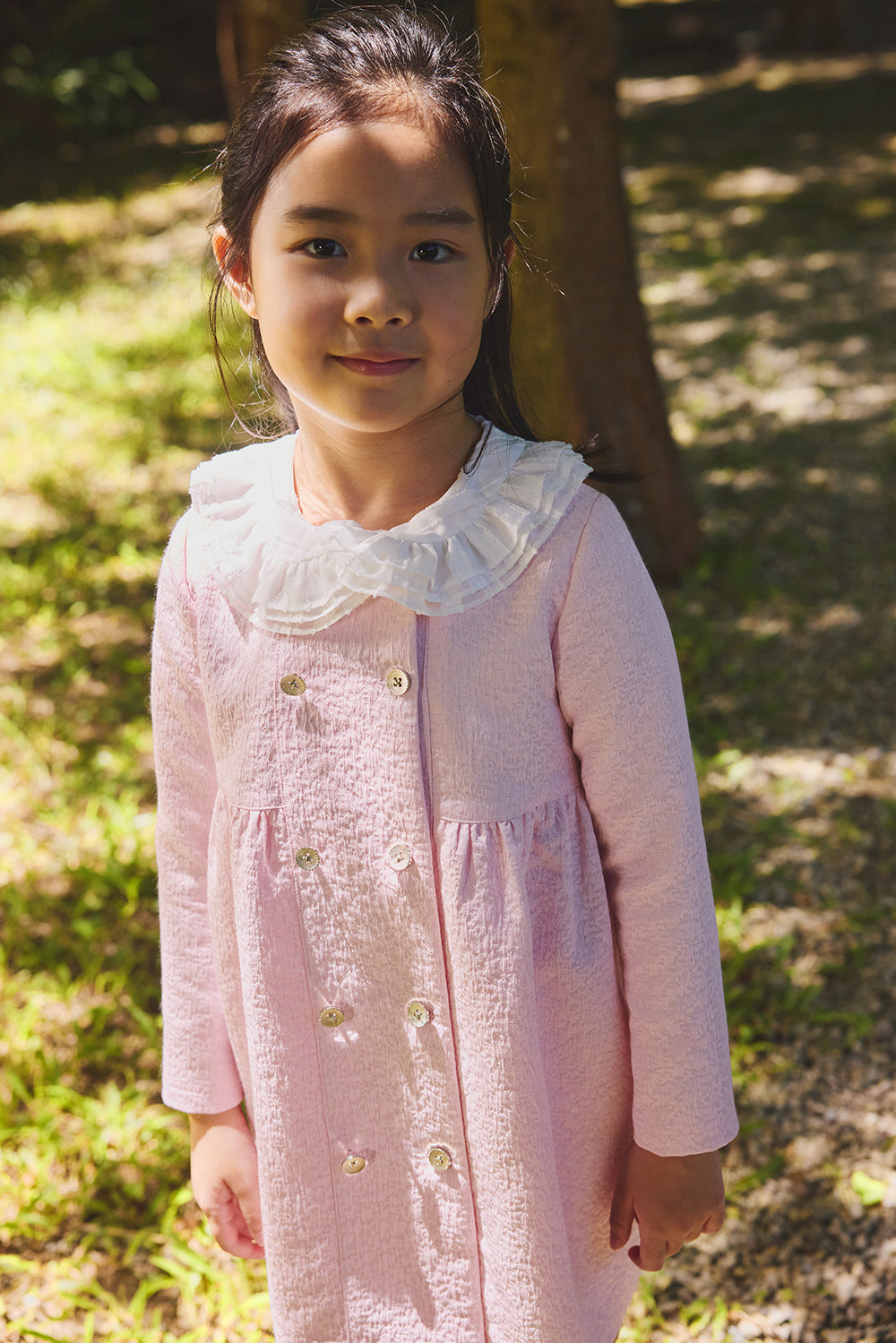 【予約商品】Luxuryコレクション:Frill Fairy ダブルブレストワンピース