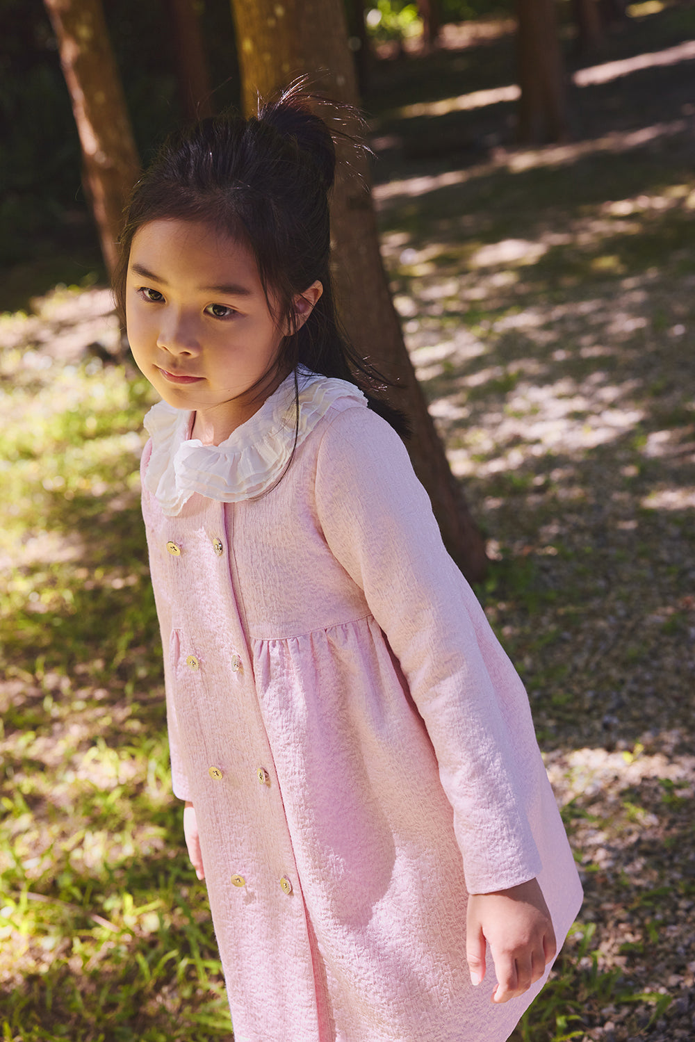 【予約商品】Luxuryコレクション:Frill Fairy ダブルブレストワンピース