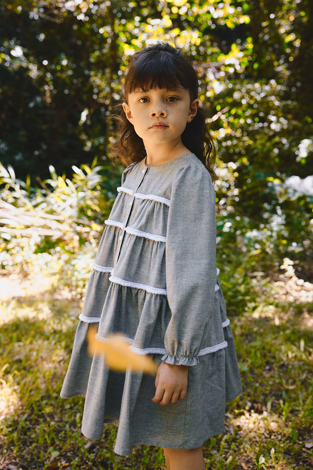 【予約商品】Mainコレクション:Tiny Twirl ティアードワンピース