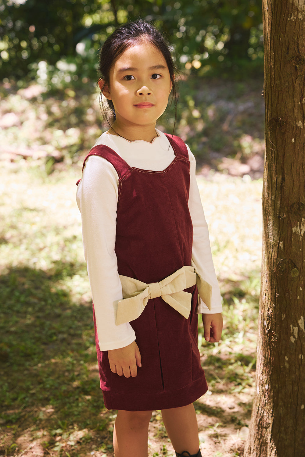 【予約商品】Luxuryコレクション:Bowberryコーデュロイサロペットスカート