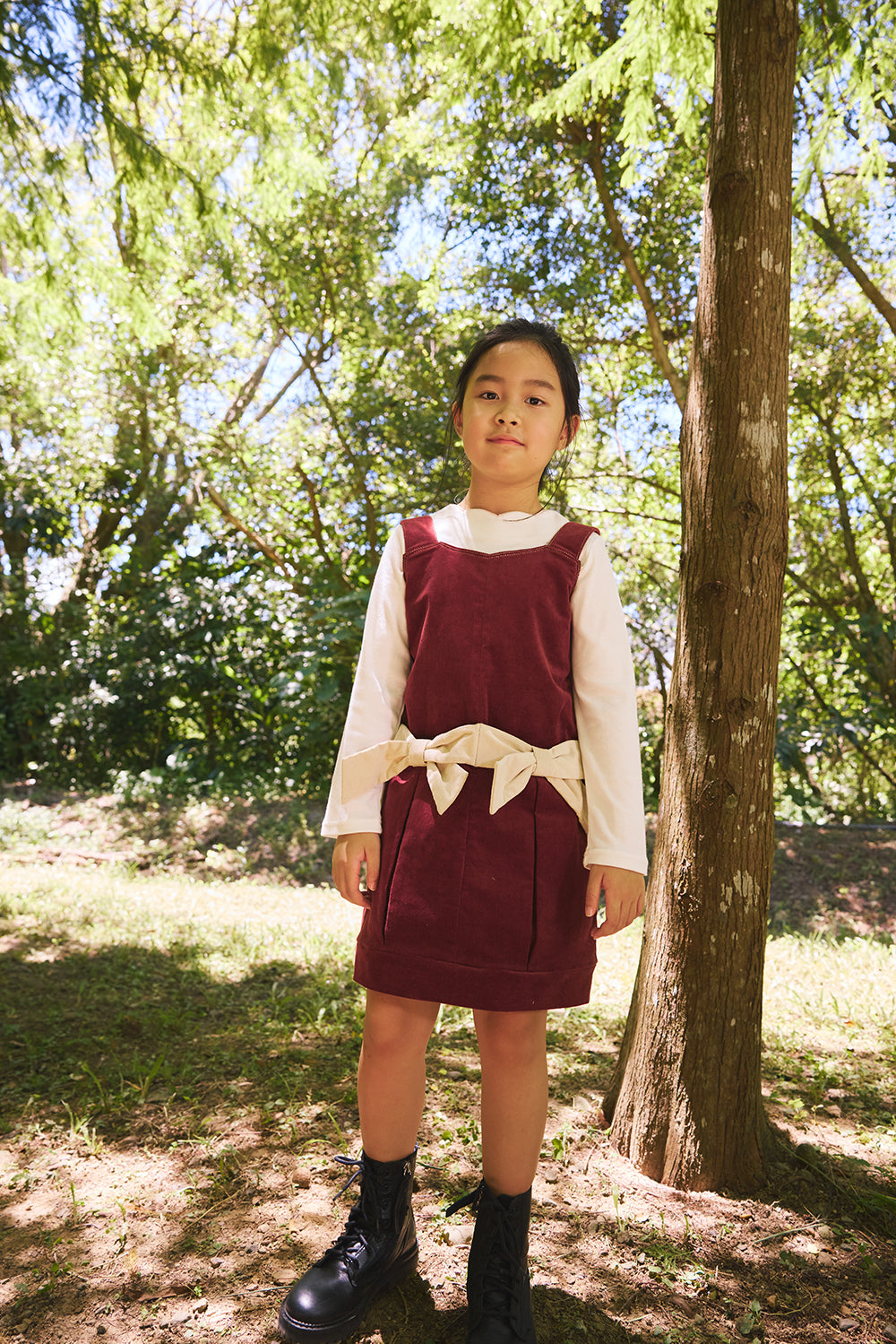 【予約商品】Luxuryコレクション:Bowberryコーデュロイサロペットスカート