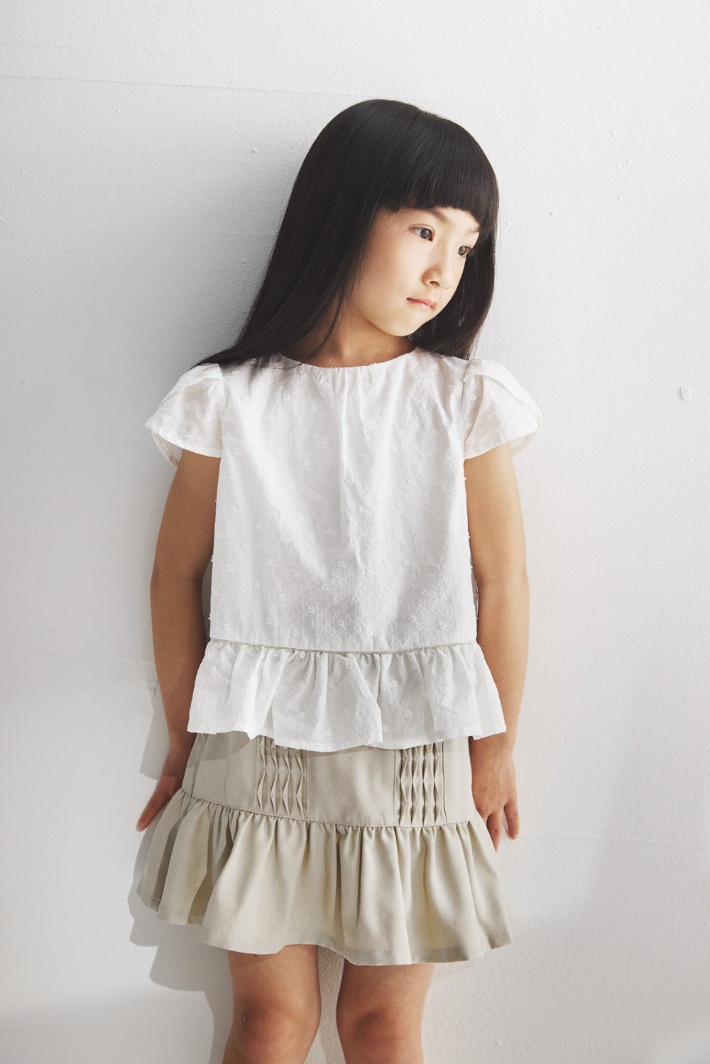 【予約商品】Luxury コレクション:Lumi ペタルスリーブトップス