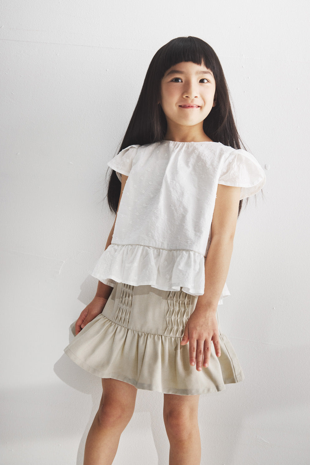 【予約商品】Luxury コレクション:Lumi ペタルスリーブトップス