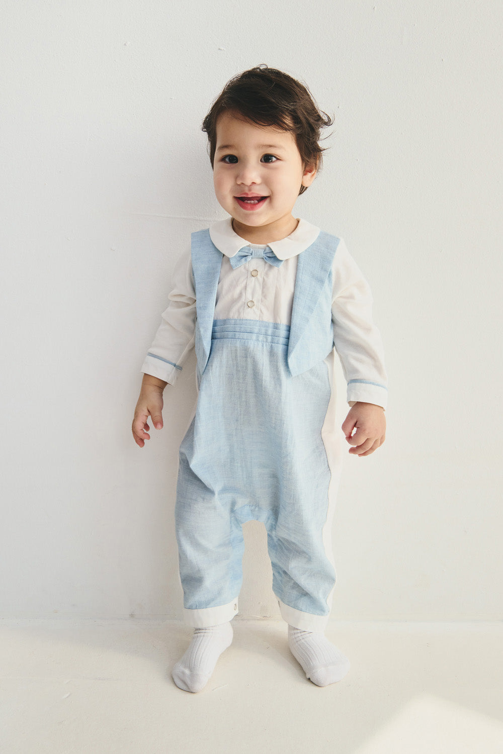 【予約商品】Main コレクション:Young Duke ジェントルマン風ロンパース