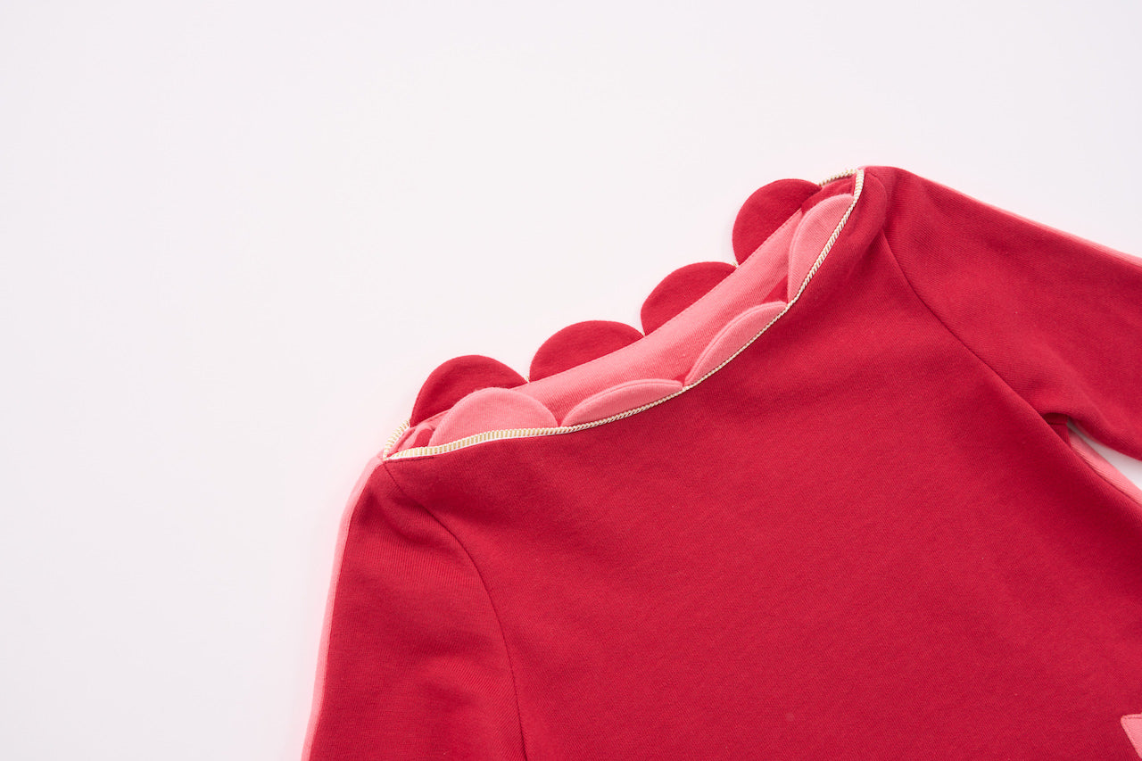 シャンソン・ブルーミングカラーワンピース