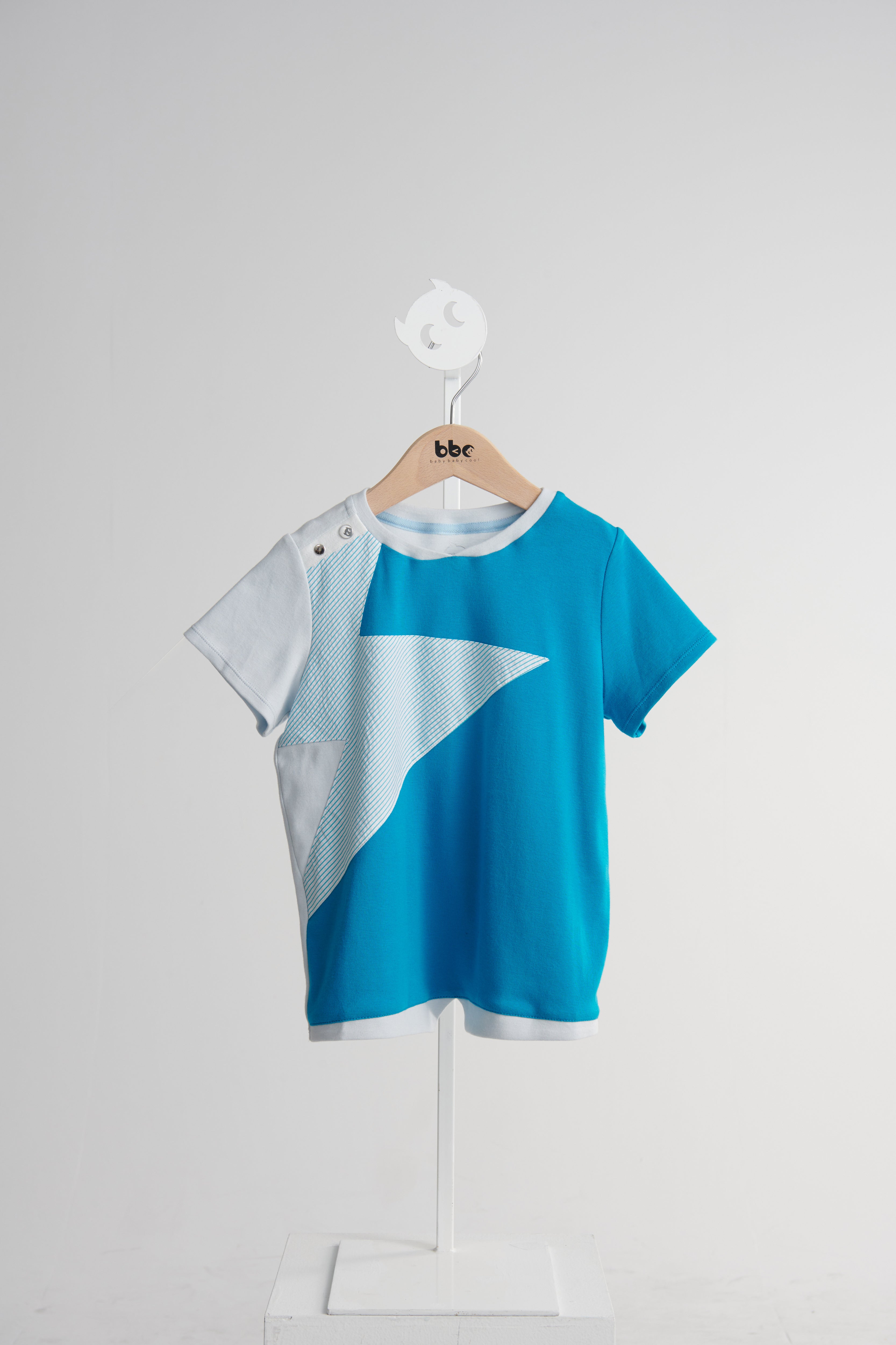 稲妻パッチワークTシャツ