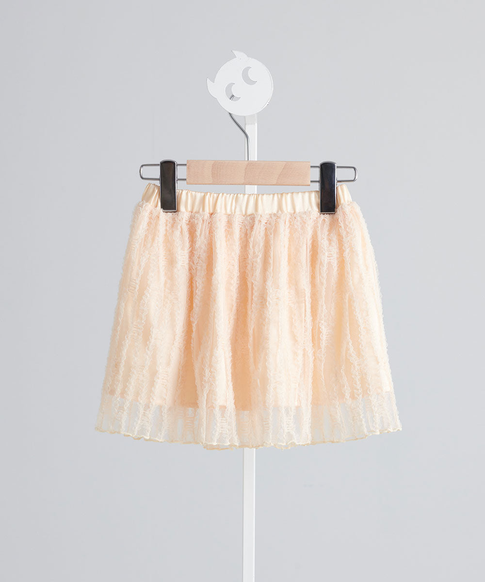 Luxuryコレクション- 夢みるフレンチレースシフォンスカート