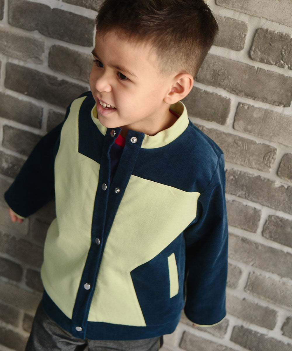 Luxuryコレクション - ブリットポップスター・バイカラージャケット