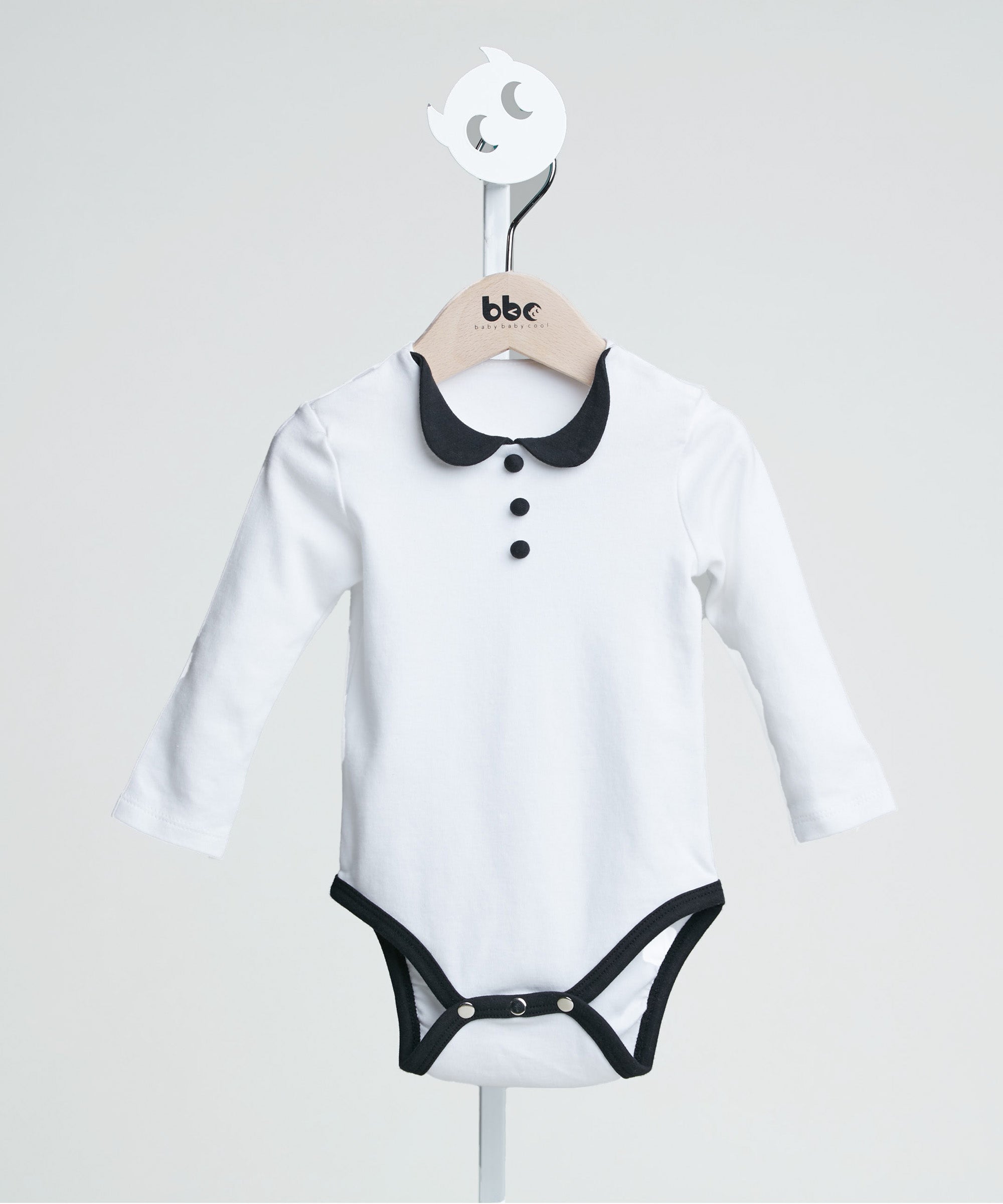 エレガントタイニーカラーロンパース