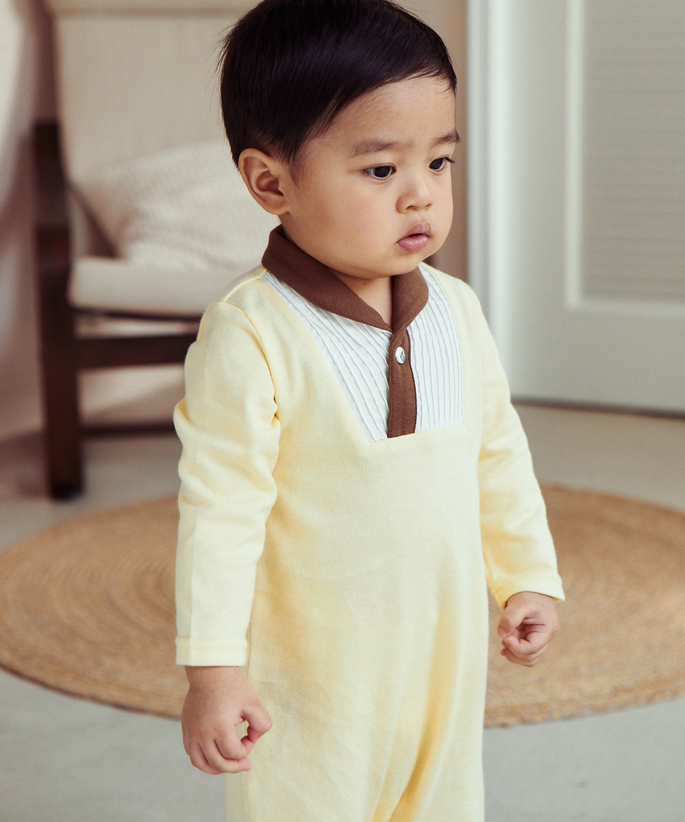 シュヴァリエのベルベットロンパース