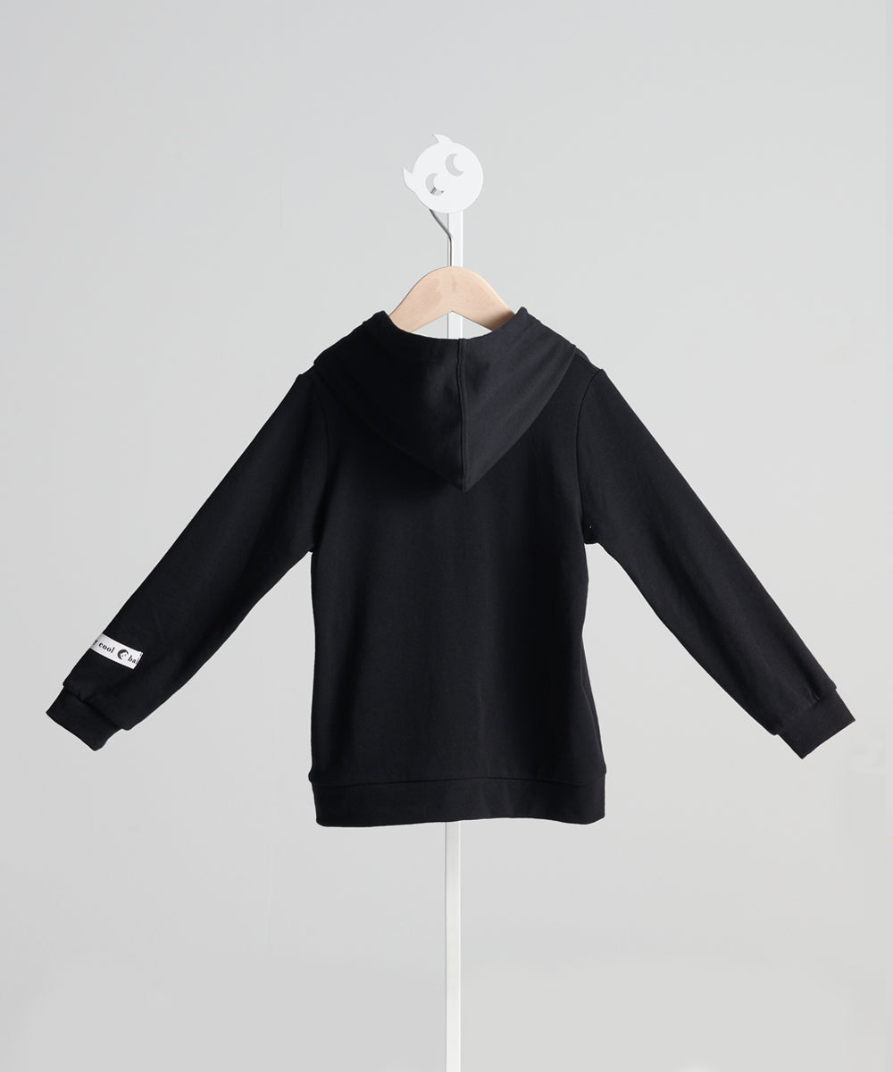 bbcロゴ入りテープパーカー