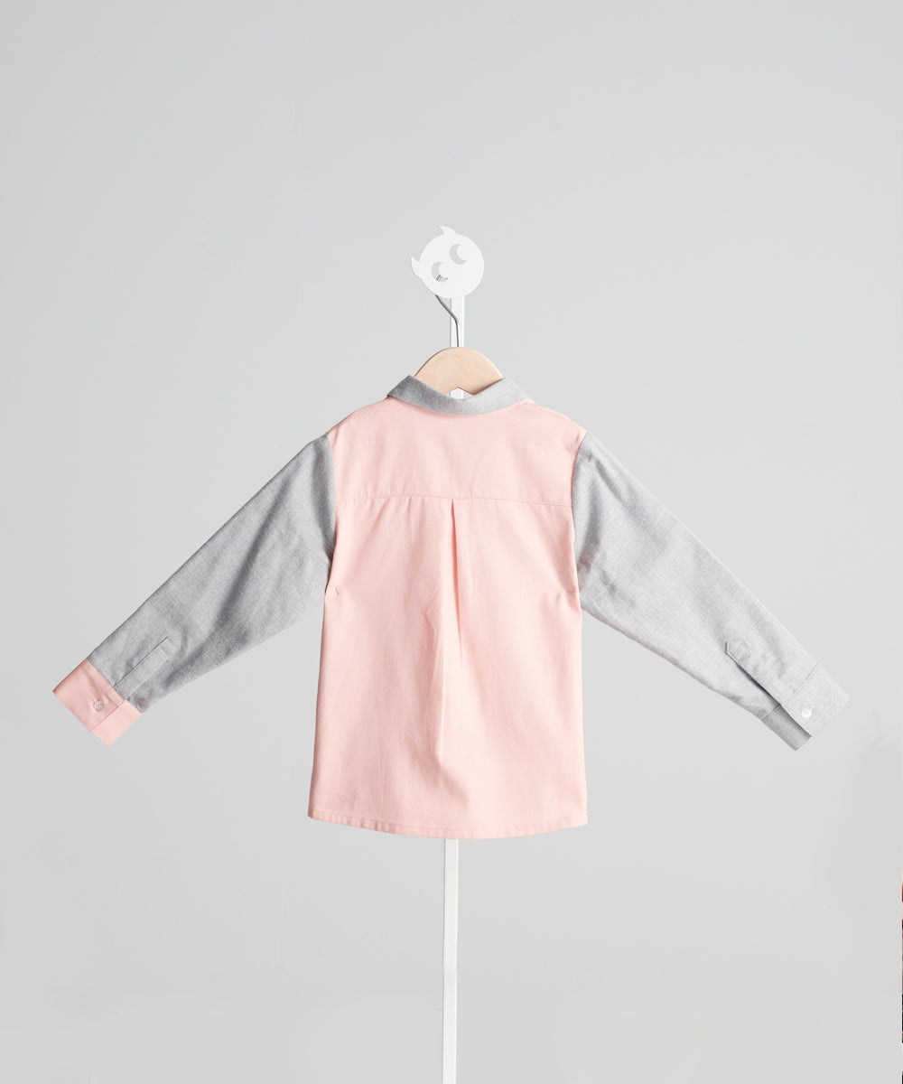 Luxuryコレクション - ジオメトリックパッチワークシャツ