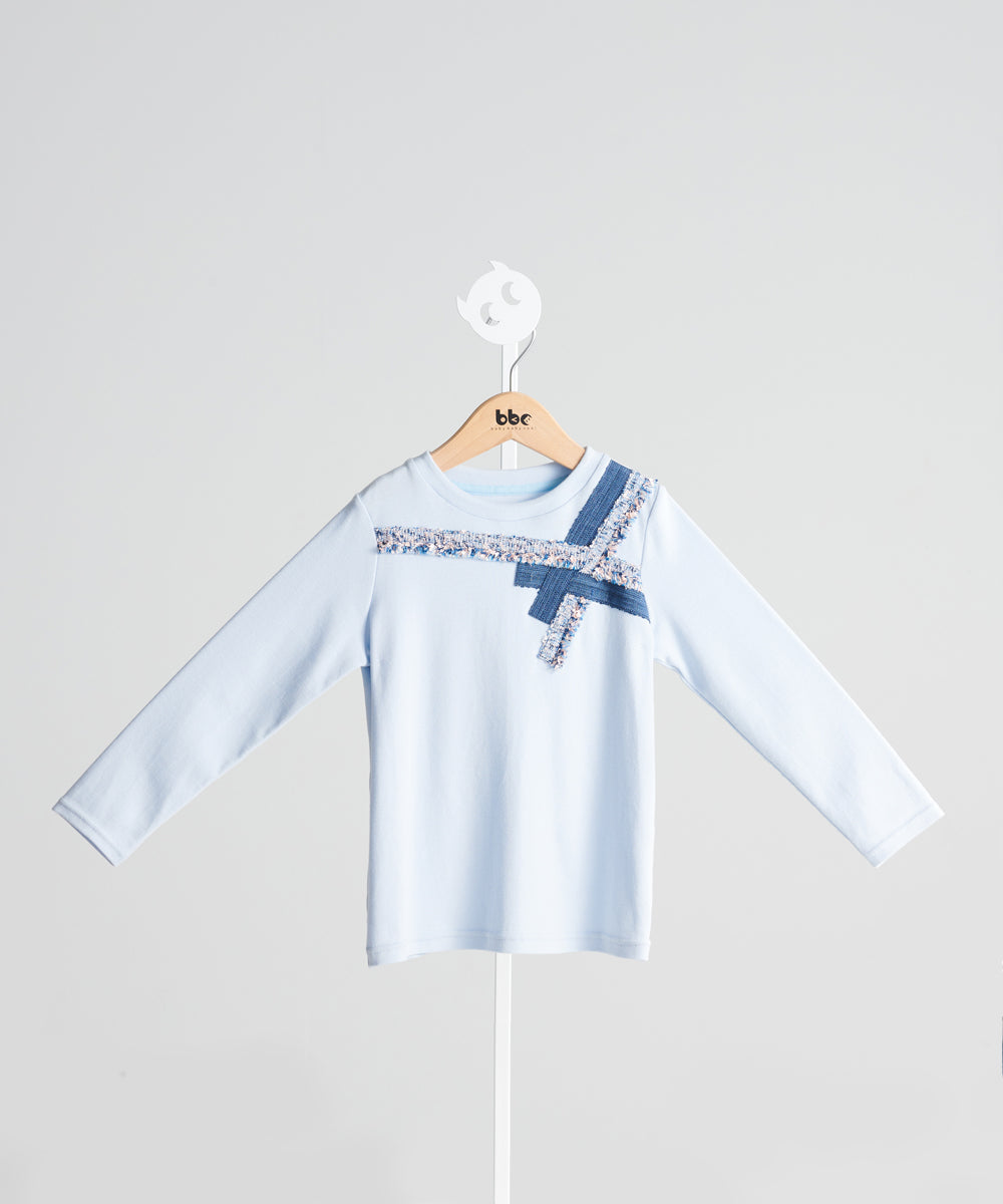 フリンジミックスドトップス