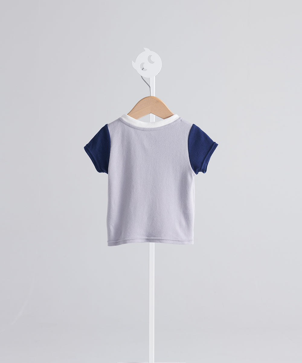 バイカラービッグポケットTシャツ