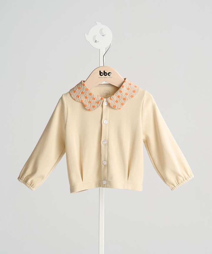 ちょうちょ襟スタンダードカーディガン