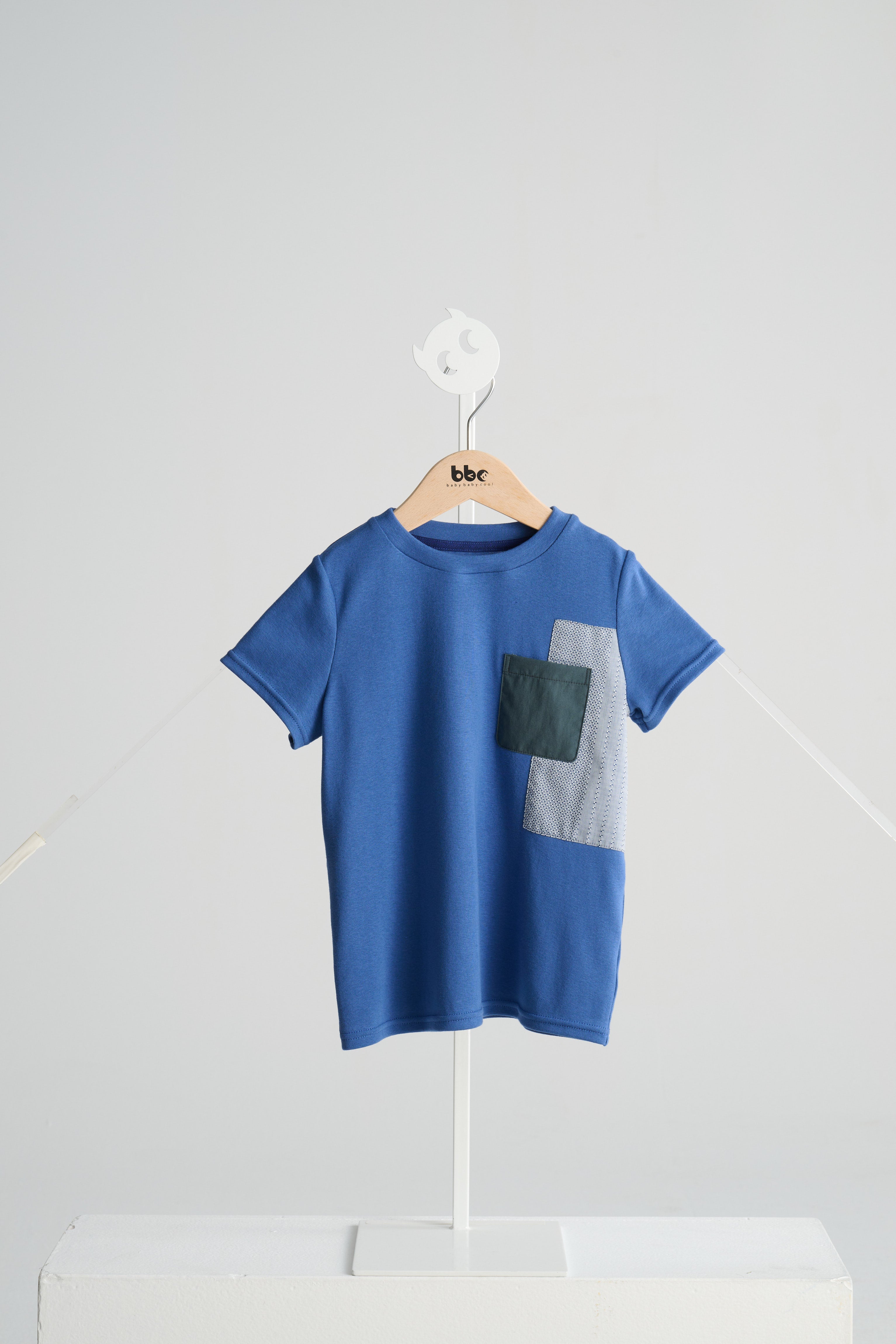 パッチワークポケットTシャツ