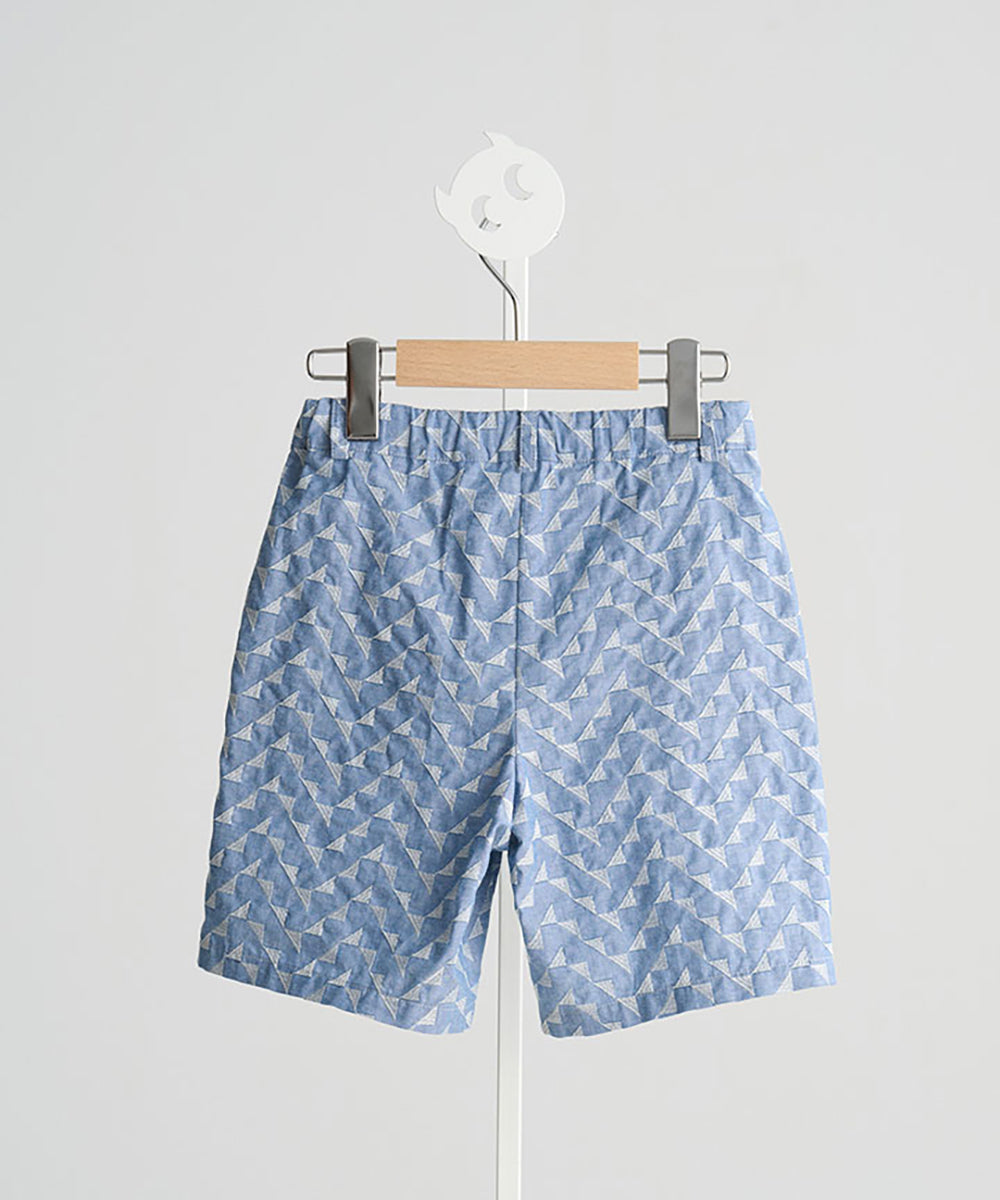 トライアングルジャカード・バミューダパンツ