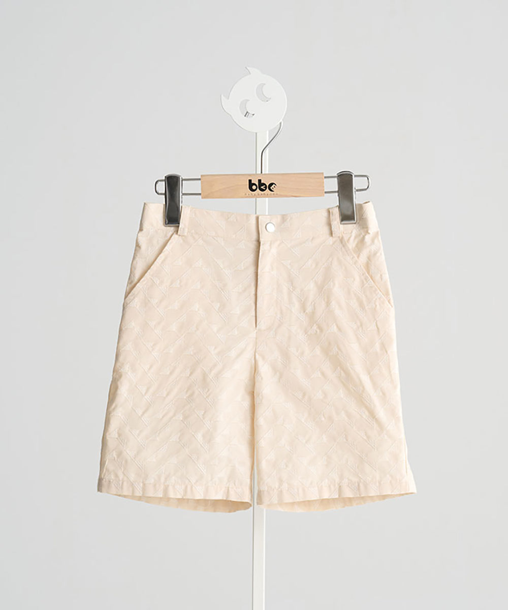 トライアングルジャカード・バミューダパンツ