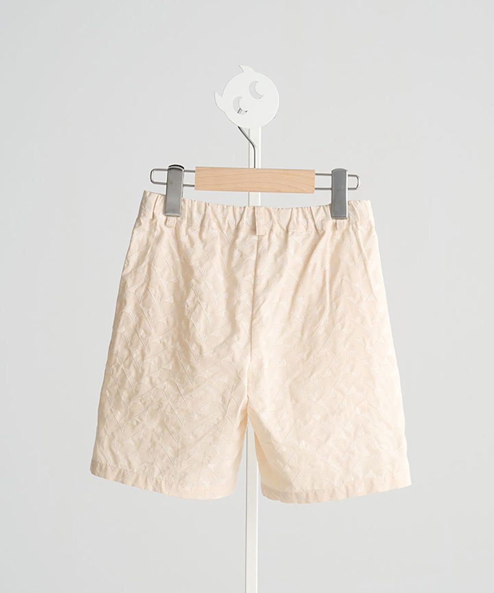 トライアングルジャカード・バミューダパンツ