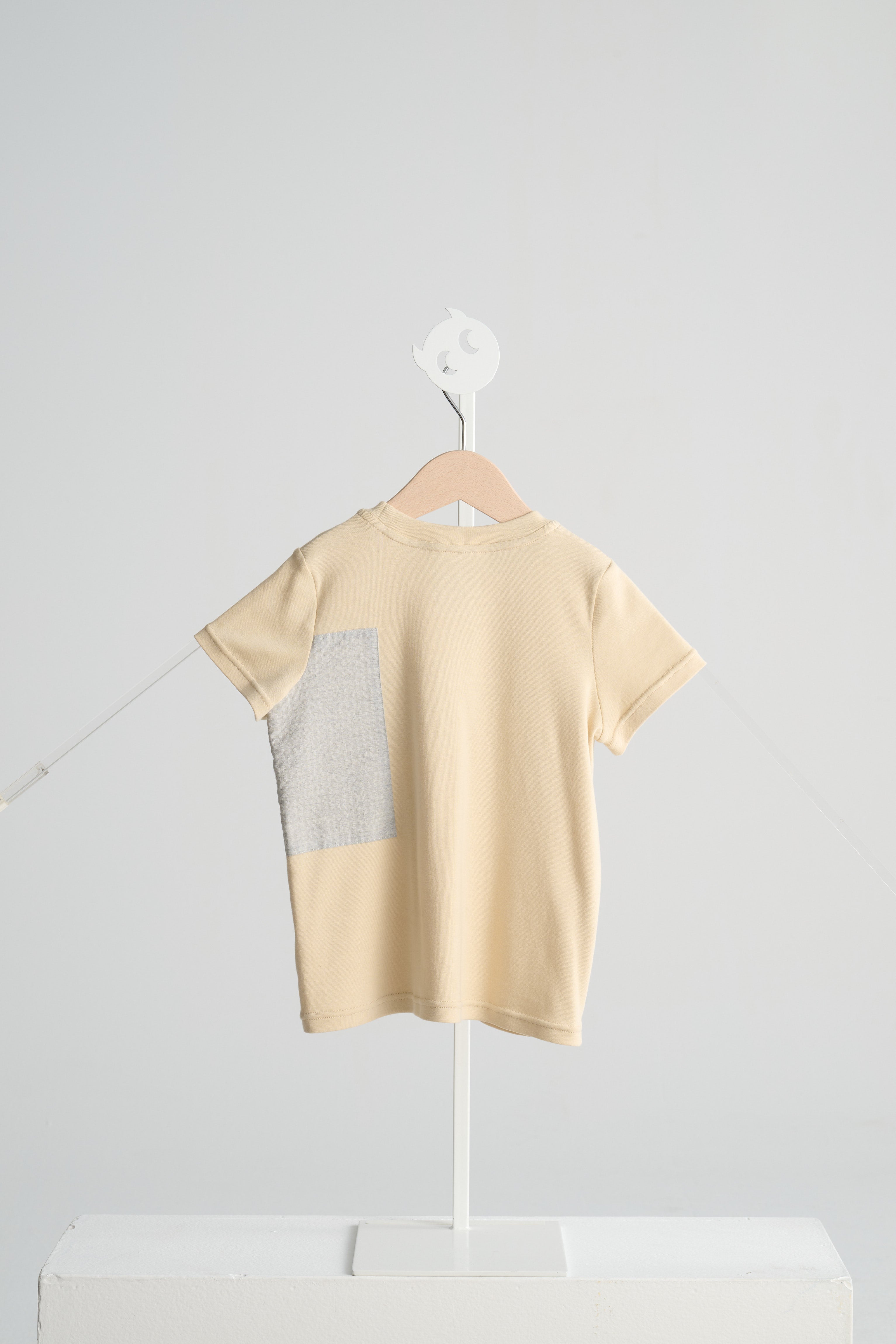 パッチワークポケットTシャツ