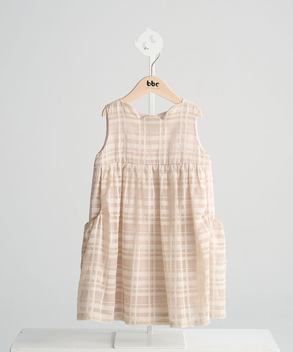 Luxuryコレクション - Monet gardenスカラップネックワンピース