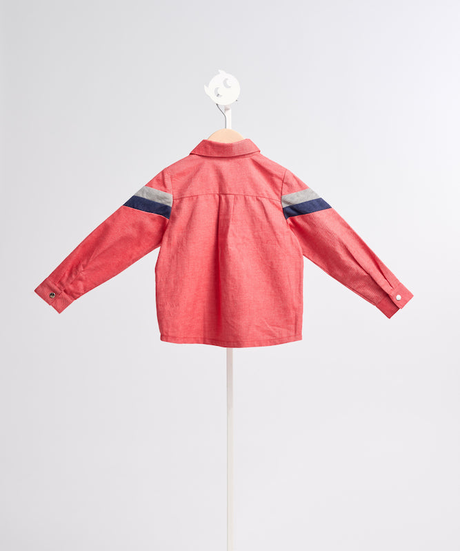 Victory パッチワークデニ ムシャツ