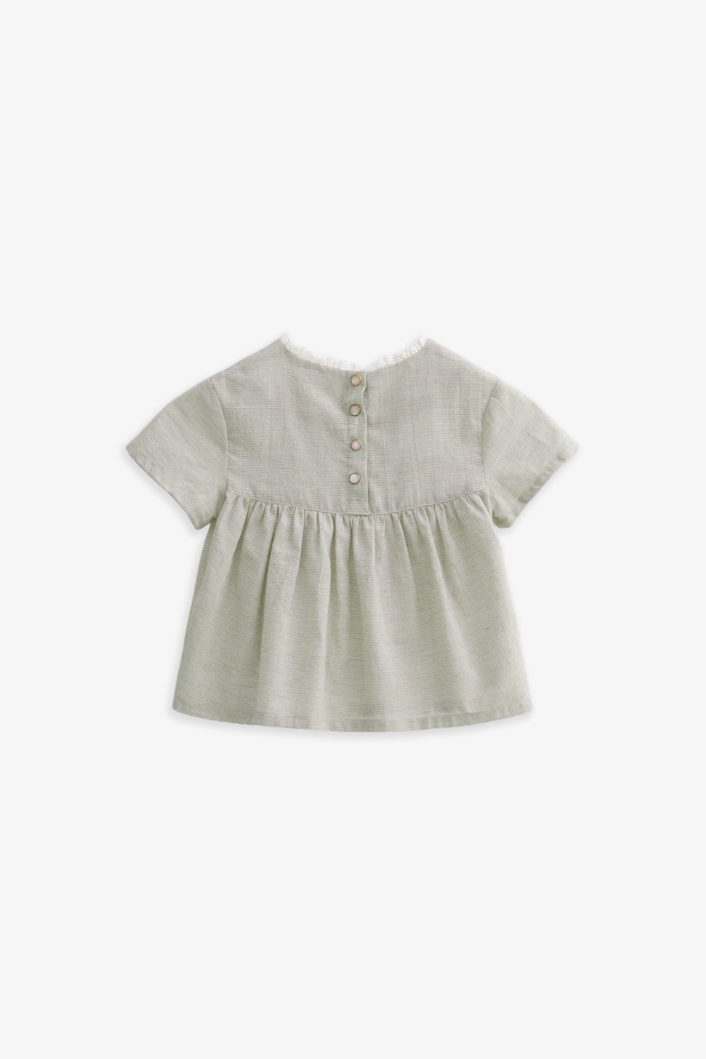 【予約商品】Main コレクション:Papillon レーススタンドカラートップス