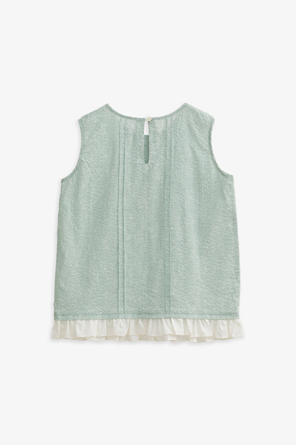 【予約商品】Luxury コレクション:Bloom ピンタックフロントノースリーブトップス
