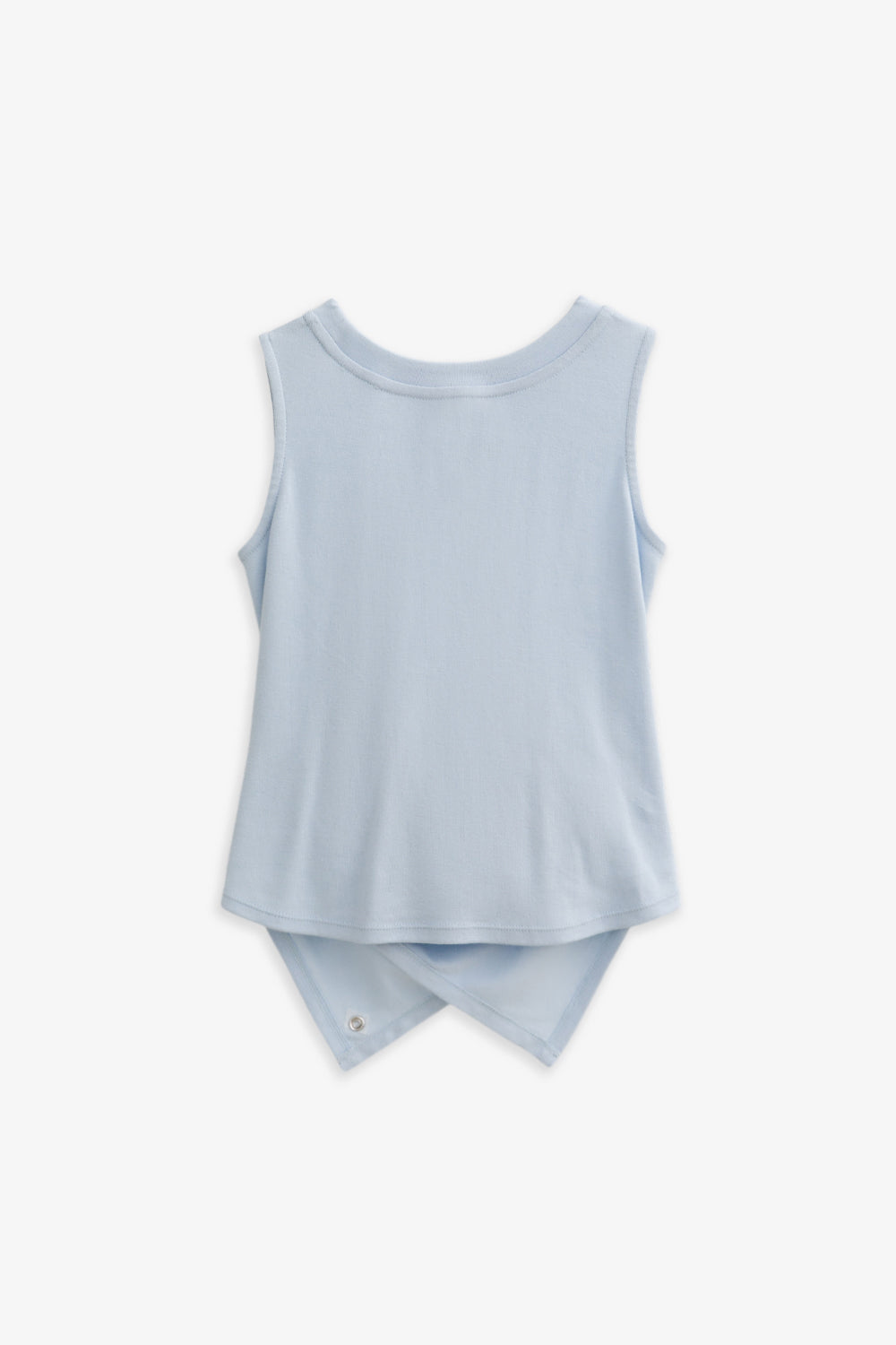 【予約商品】Main コレクション :Floating Layer ツイストノースリーブトップス