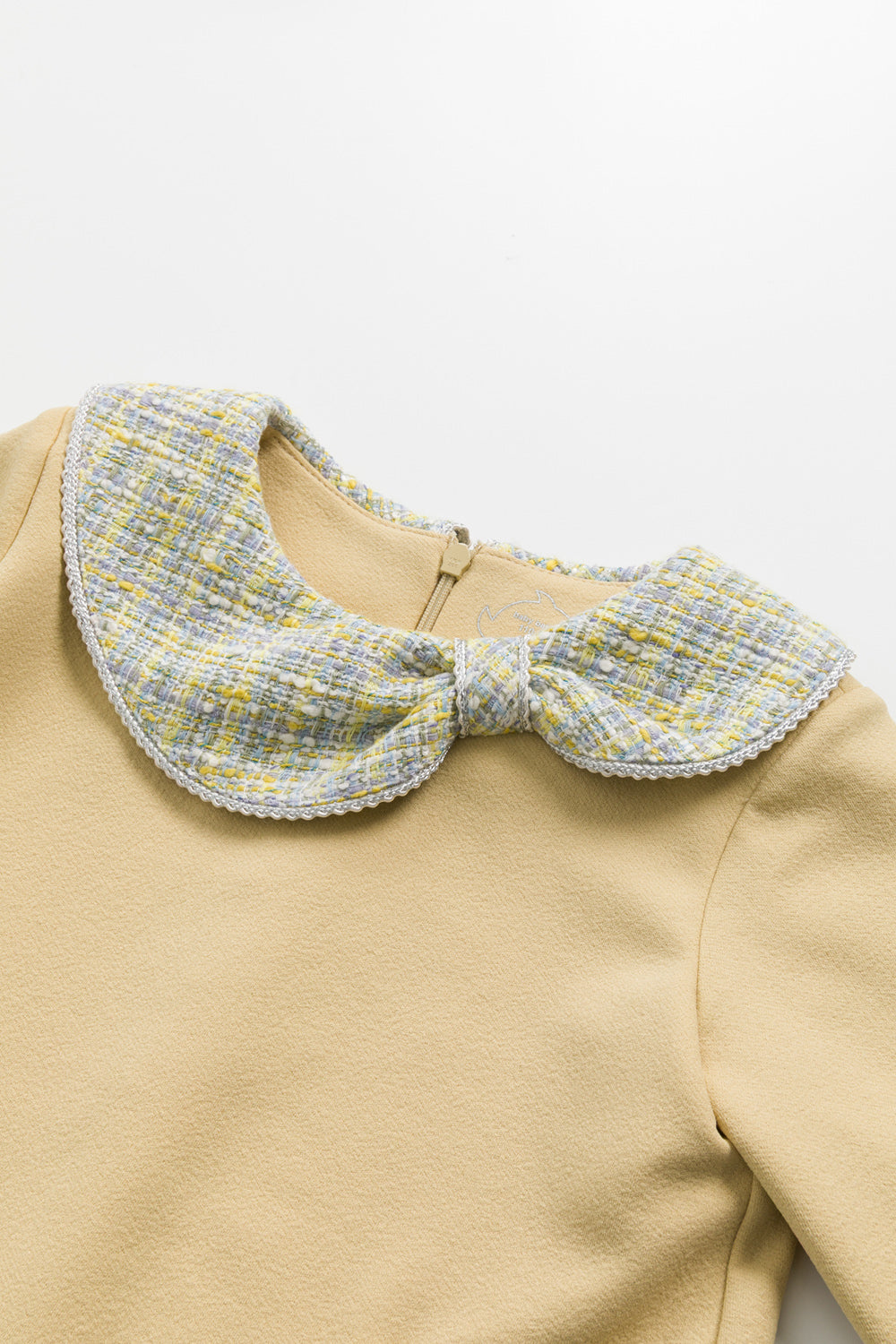 【予約商品】コレクション:Rustle Bowリボン襟ワンピース