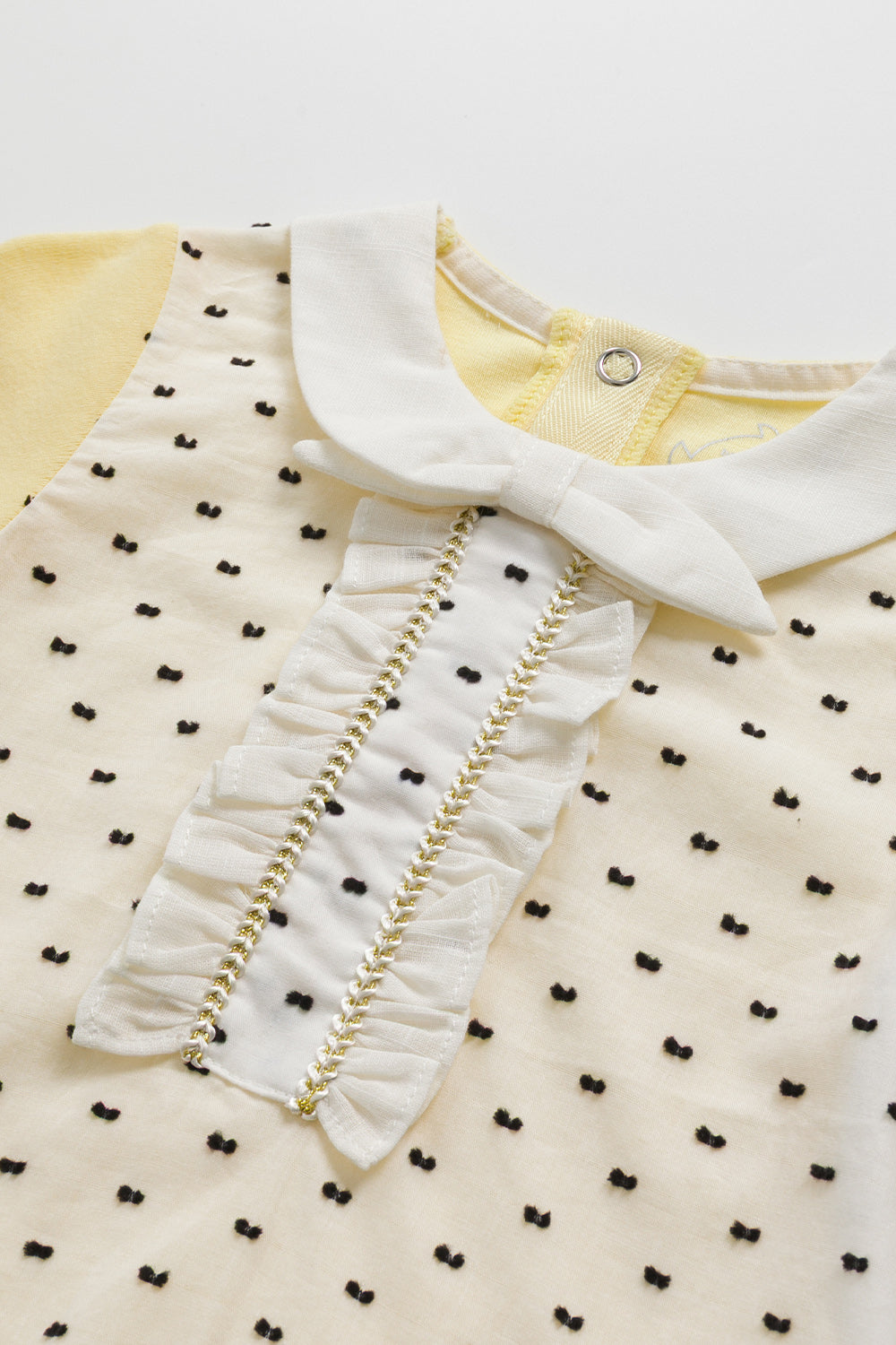 【予約商品】Mainコレクション:Dottyリボンカラーブラウス