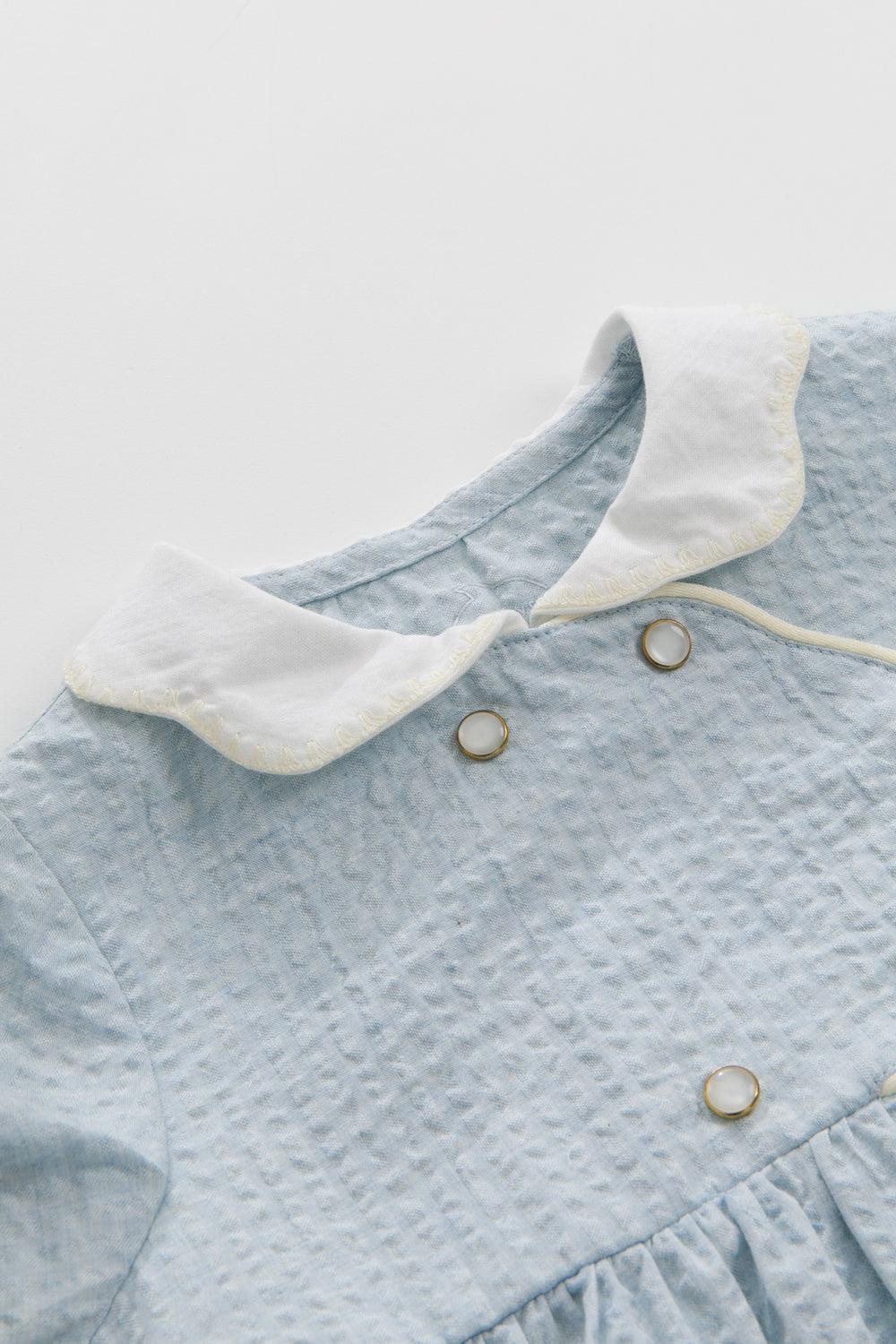 【予約商品】Mainコレクション:Cloud Frill ロンパース