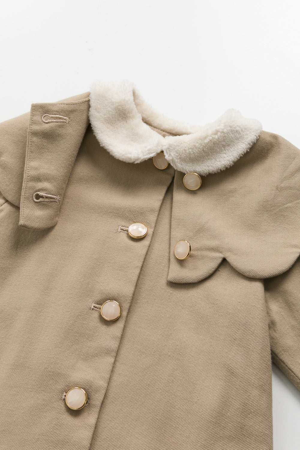 【予約商品】Mainコレクション:Cupcake 花びらツーピースロングコート