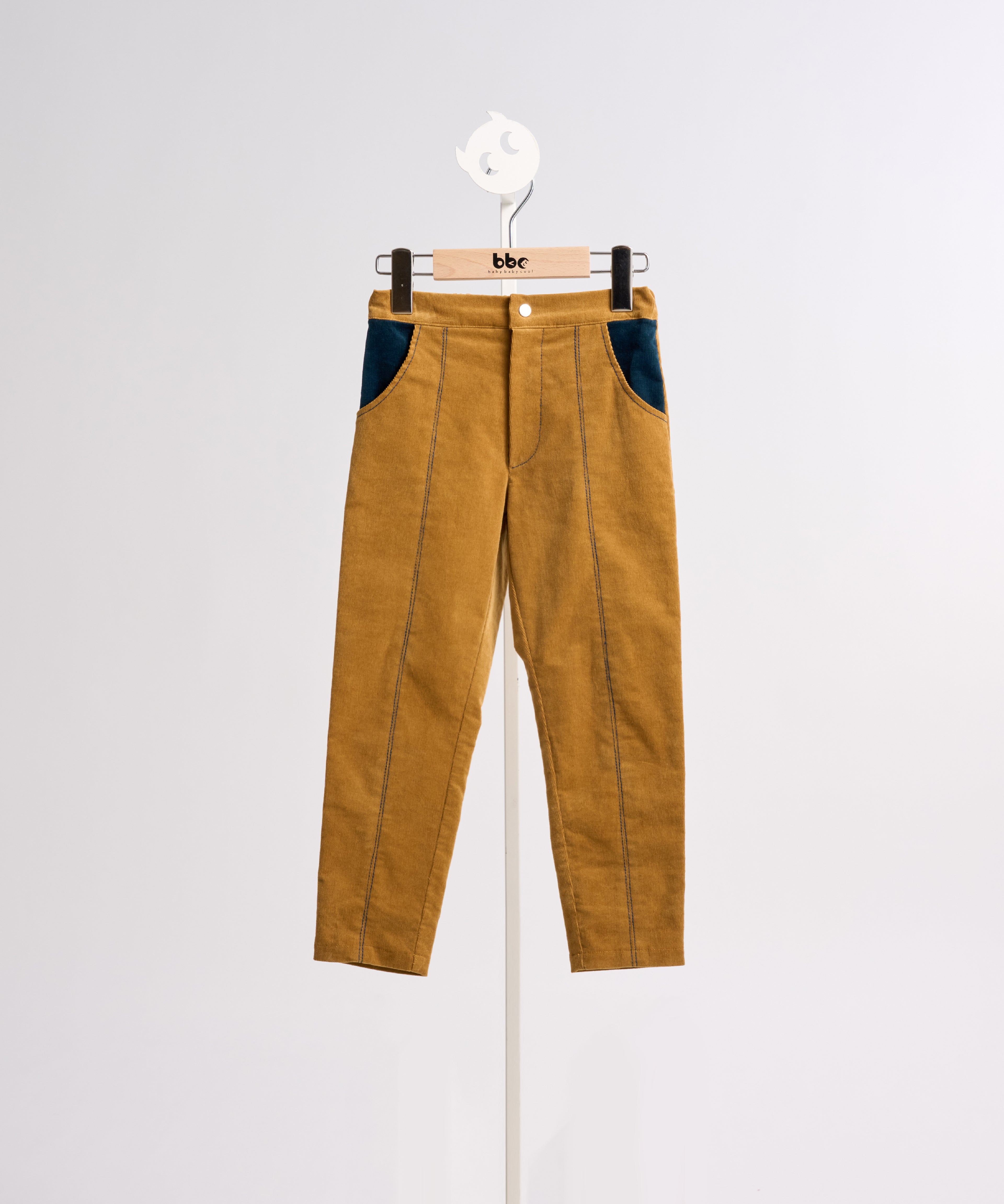 Luxuryコレクション -バイカラーポケットコーデュロイロングパンツ