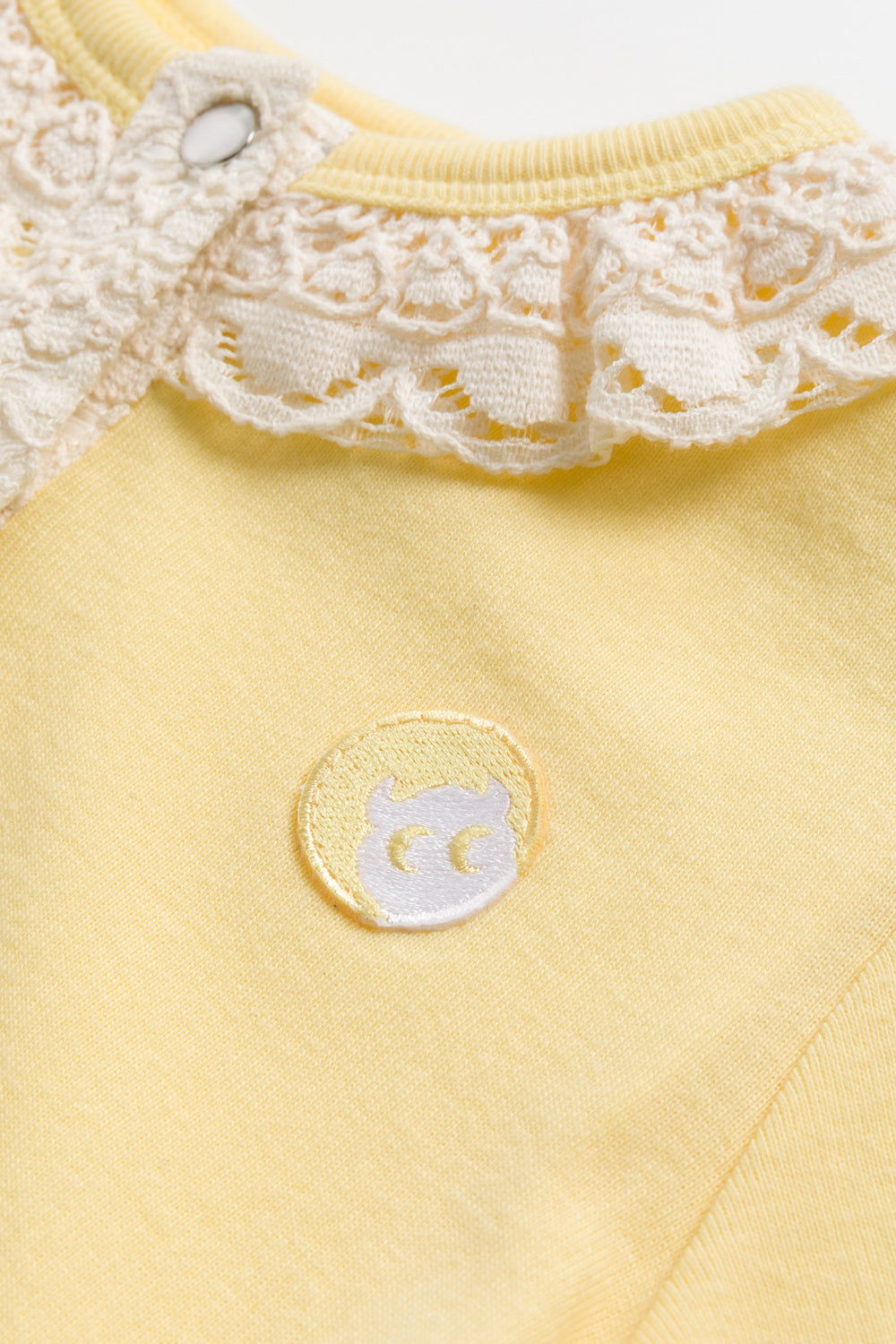 【予約商品】Mainコレクション:Petal Puffレースワンピースロンパース