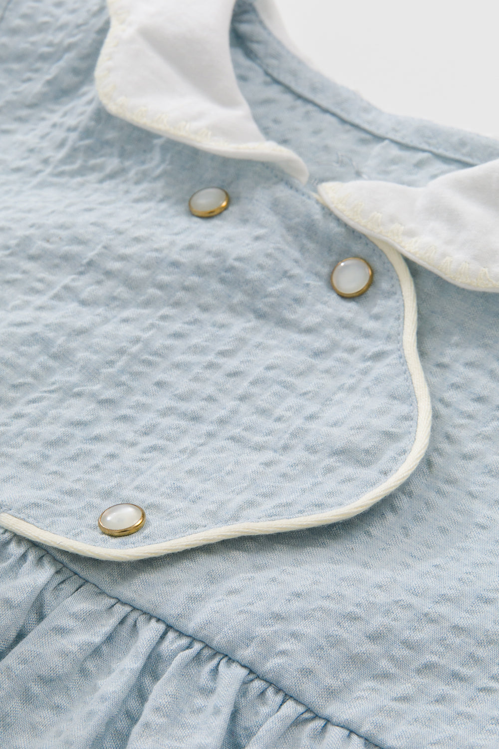 【予約商品】Mainコレクション:Cloud Frill ロンパース