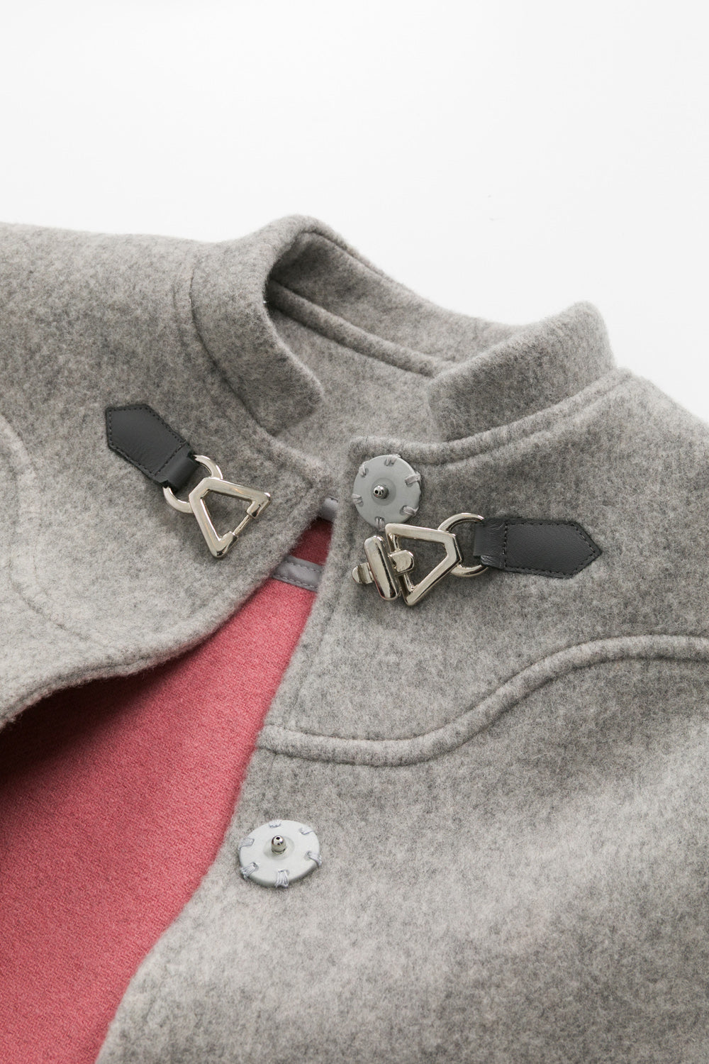 【予約商品】Luxuryコレクション:Jolieリボン襟ウールケープコート