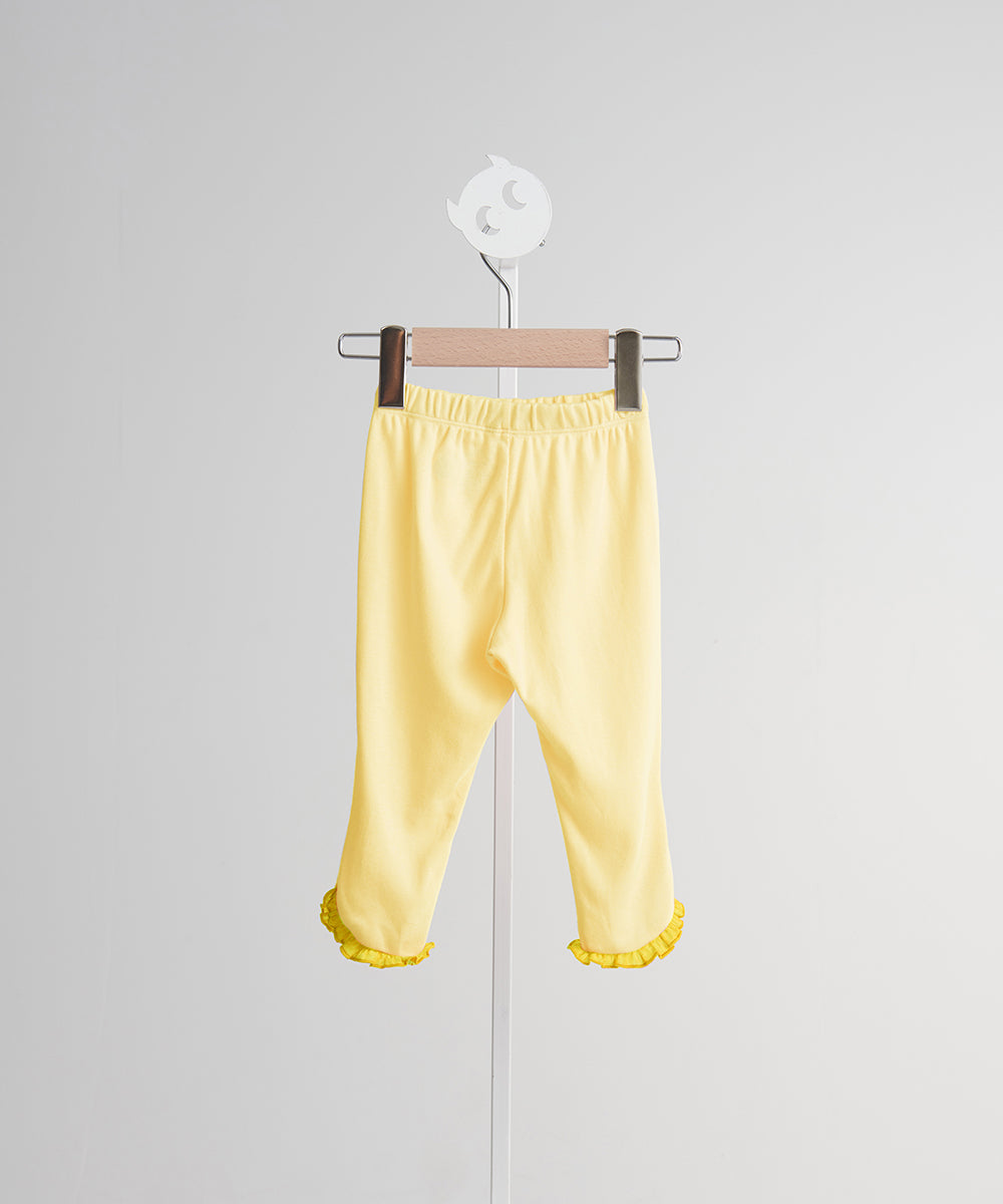 裾フリルレギンスパンツ