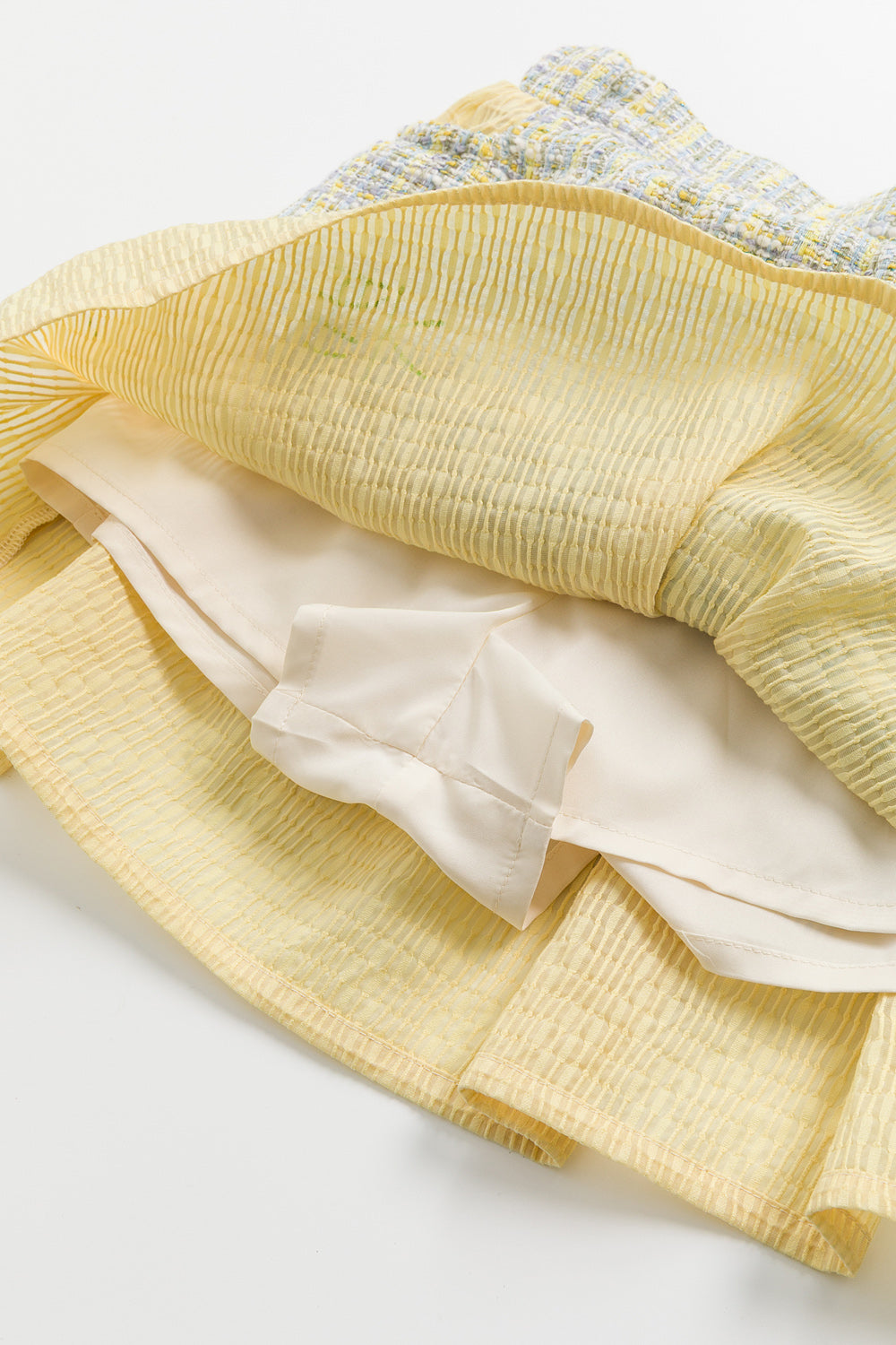 取消大貨製作【予約商品】Luxuryコレクション:Starry Gardenツイードキュロットスカート