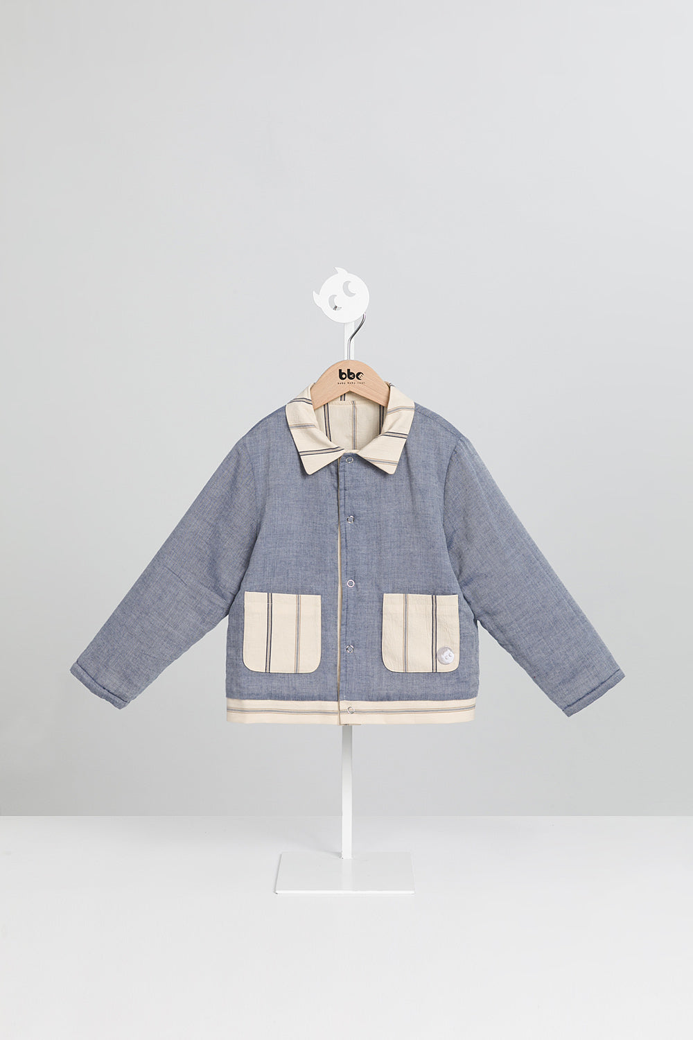 【予約商品】Mainコレクション:Eko Stripeリバーシブルジャケット