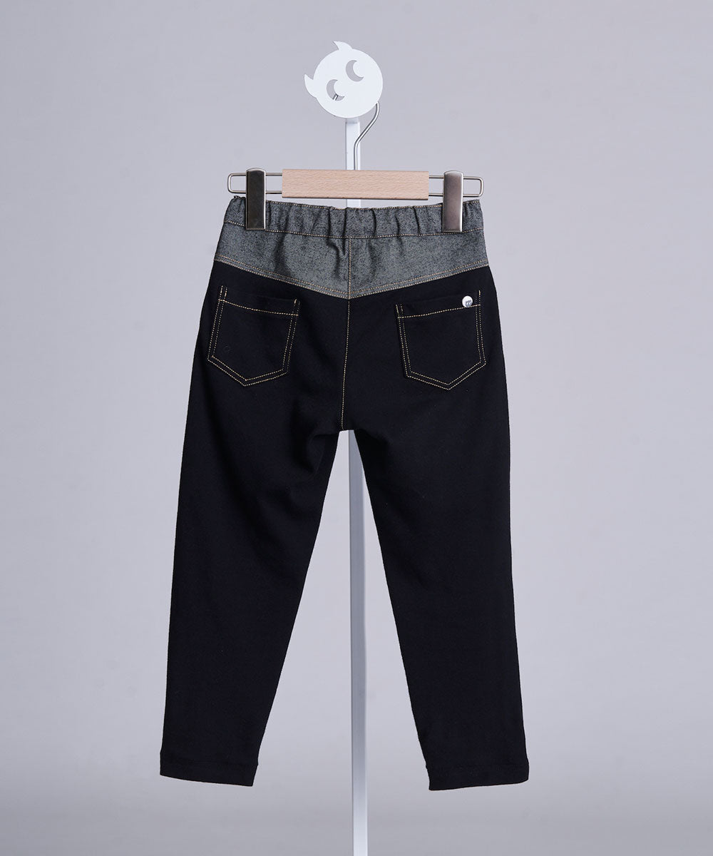 クラシックデニムサイドパネルパンツ