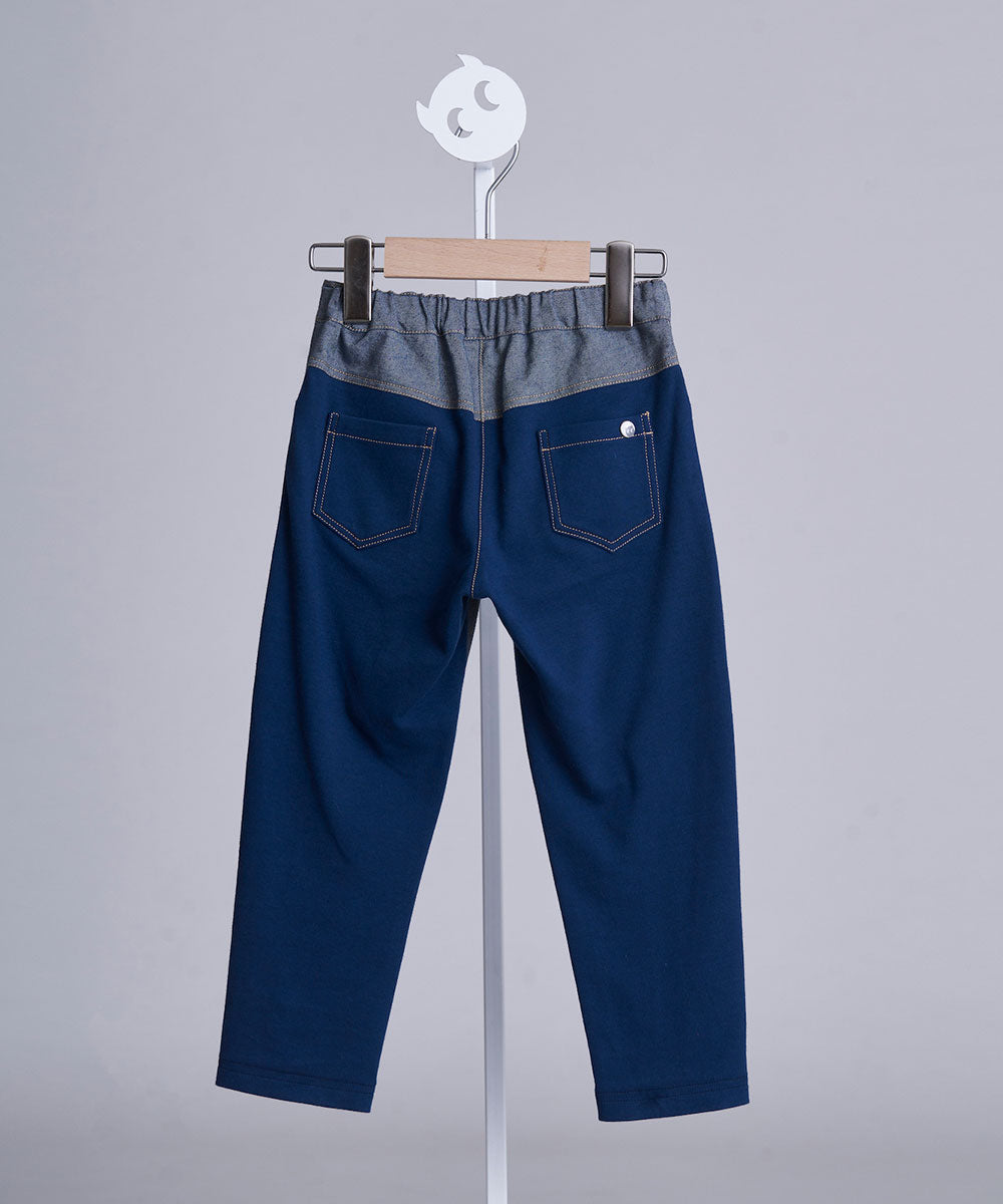 クラシックデニムサイドパネルパンツ