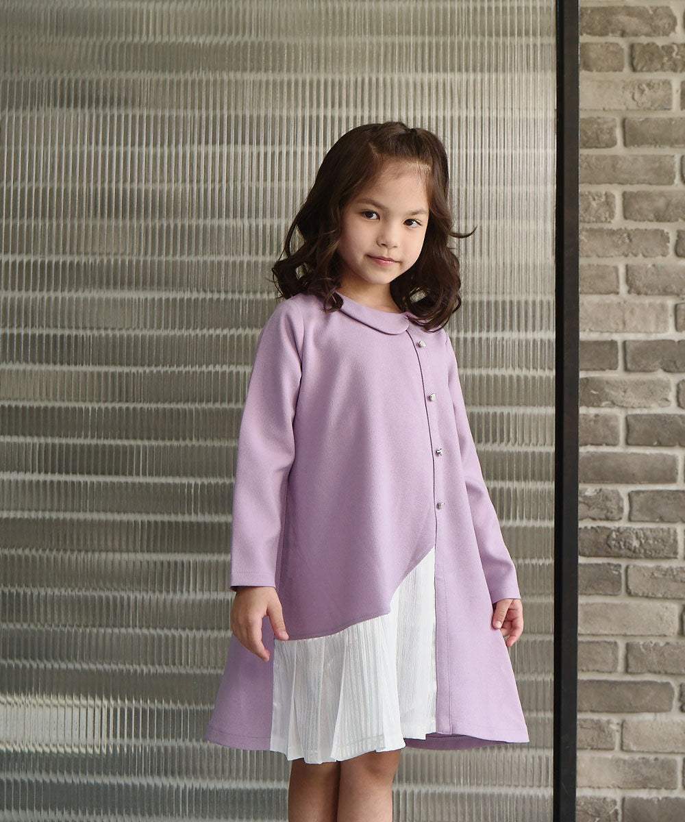 Luxuryコレクション - アシンメトリックプリーツドレス