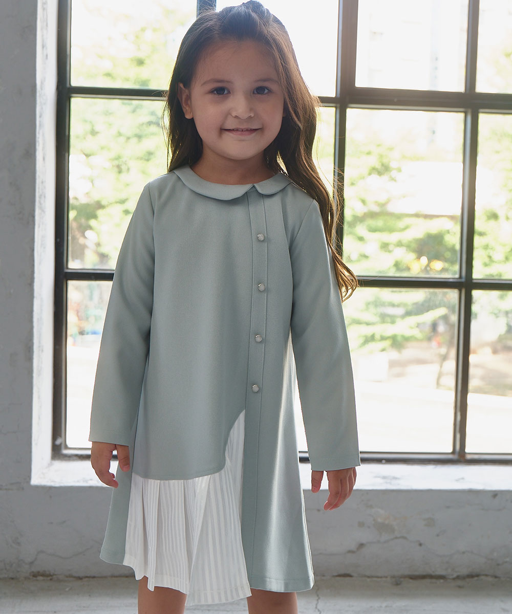 Luxuryコレクション - アシンメトリックプリーツドレス