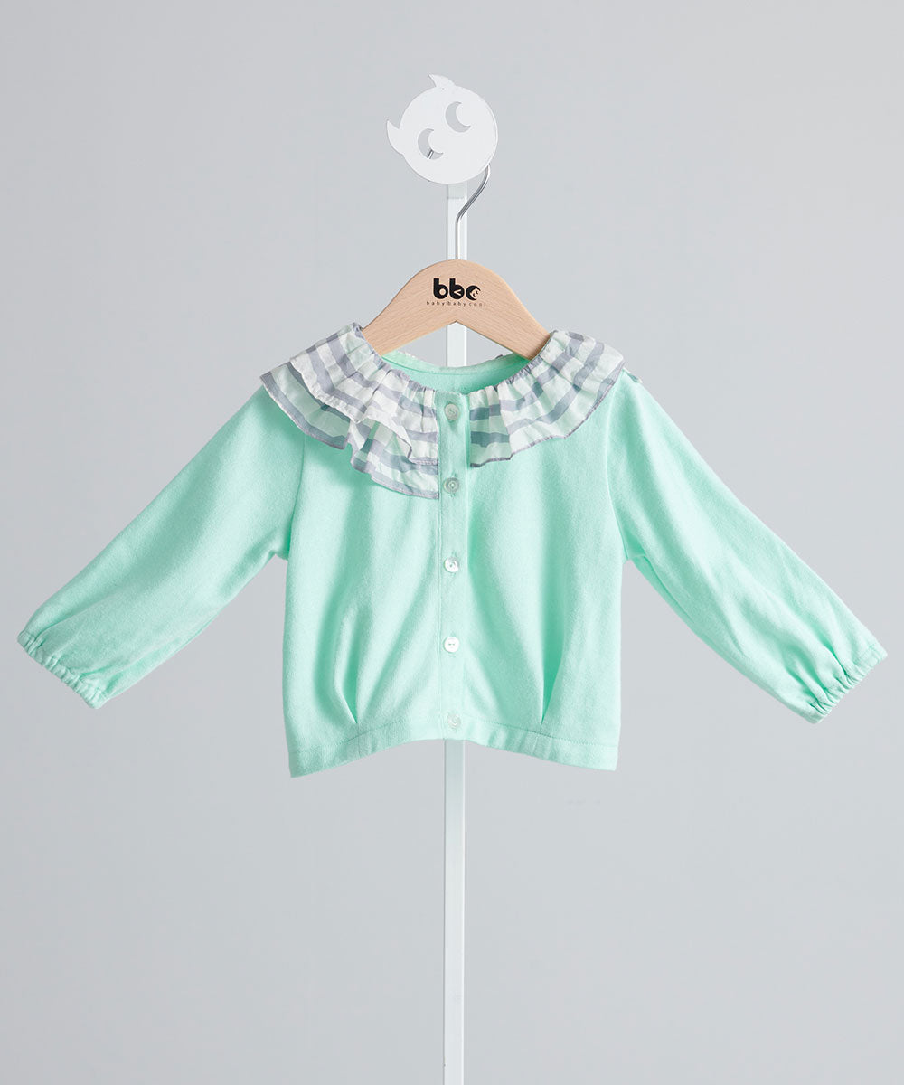 シャンソンフリルニットカーディガン