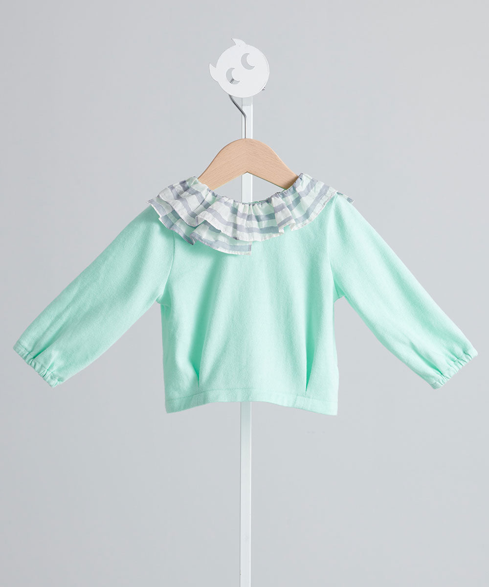 シャンソンフリルニットカーディガン