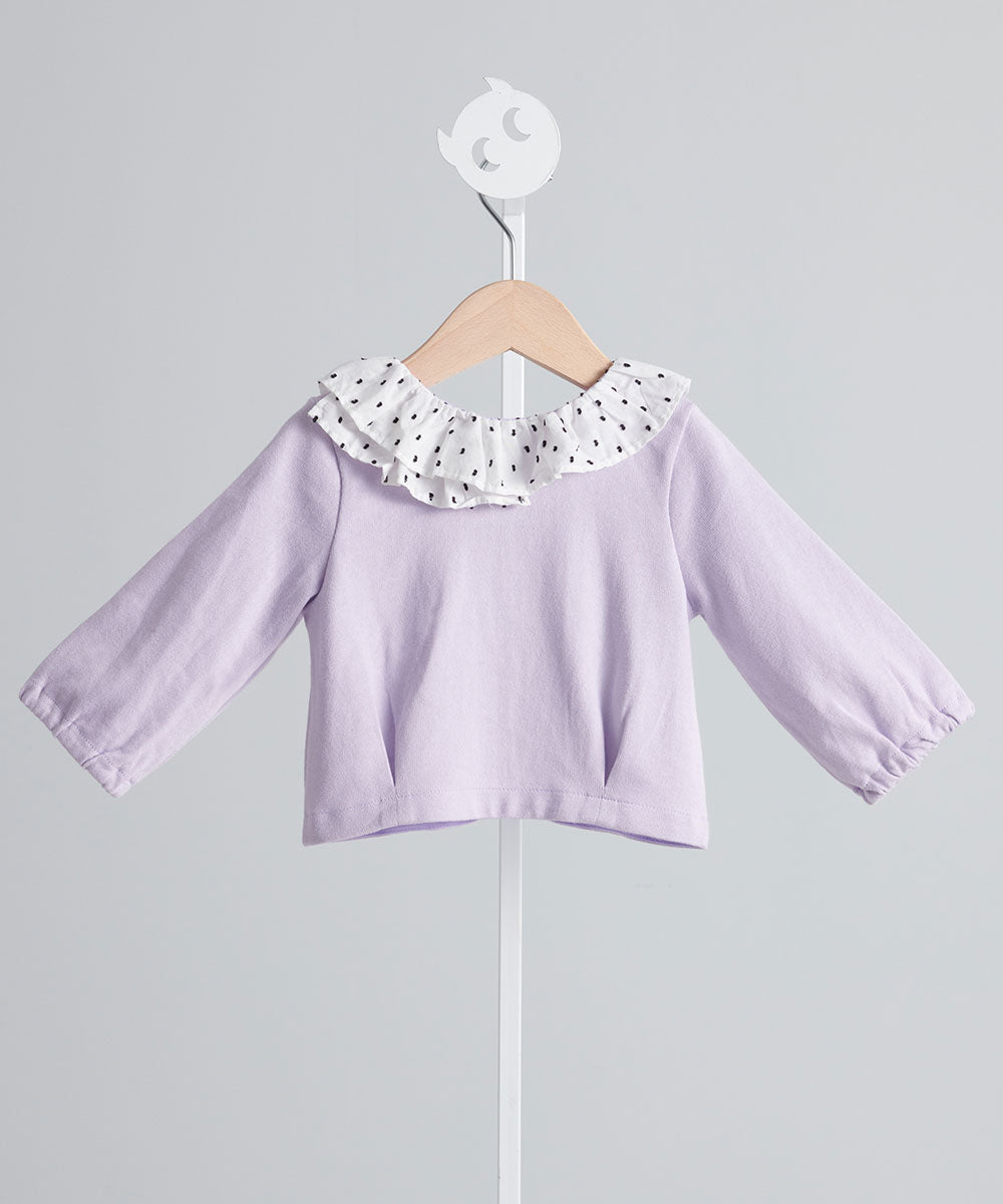 シャンソンフリルニットカーディガン