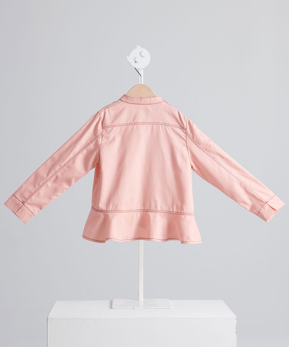 ドレーピングフリルトップス